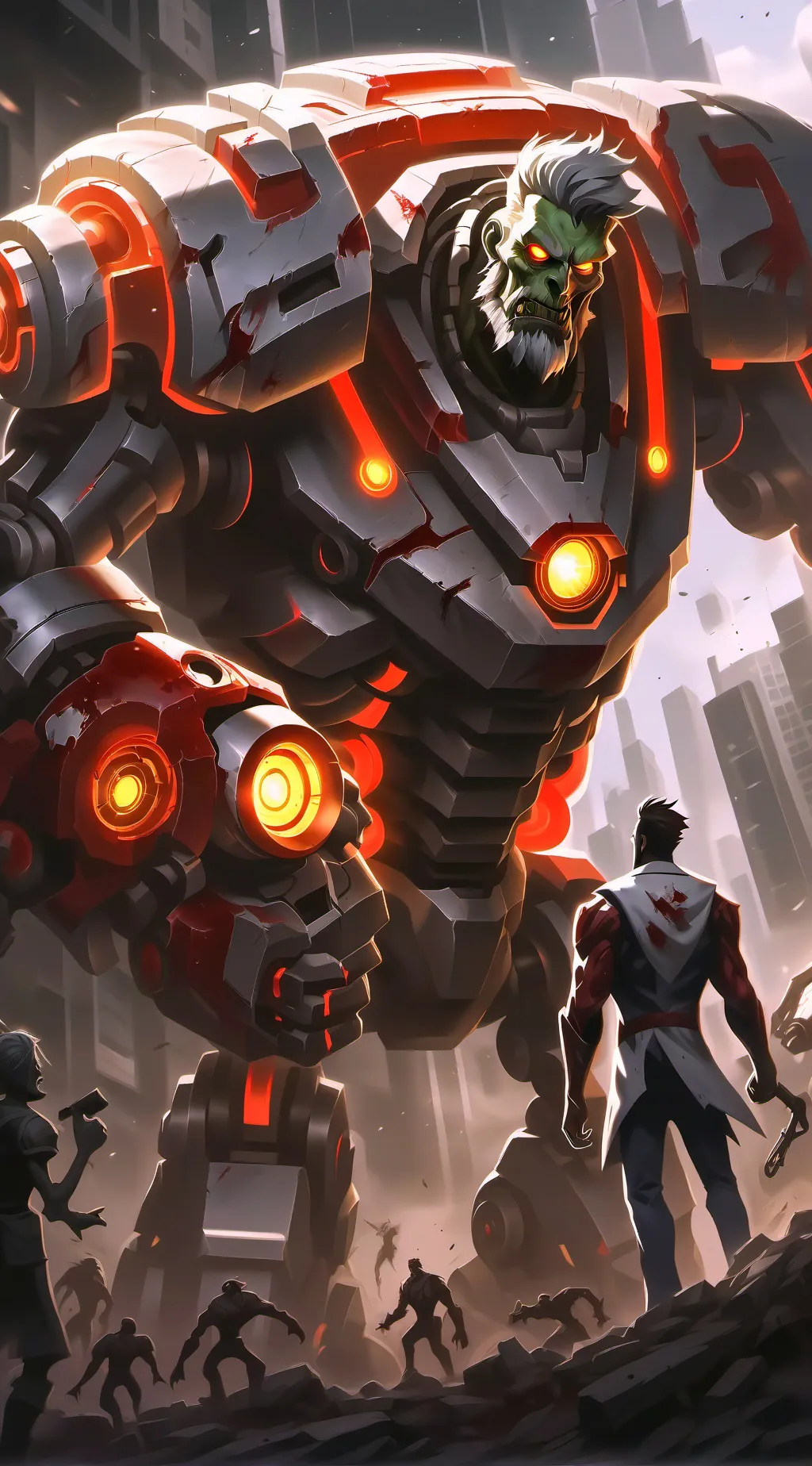 ai character: Dr.Zomboos background