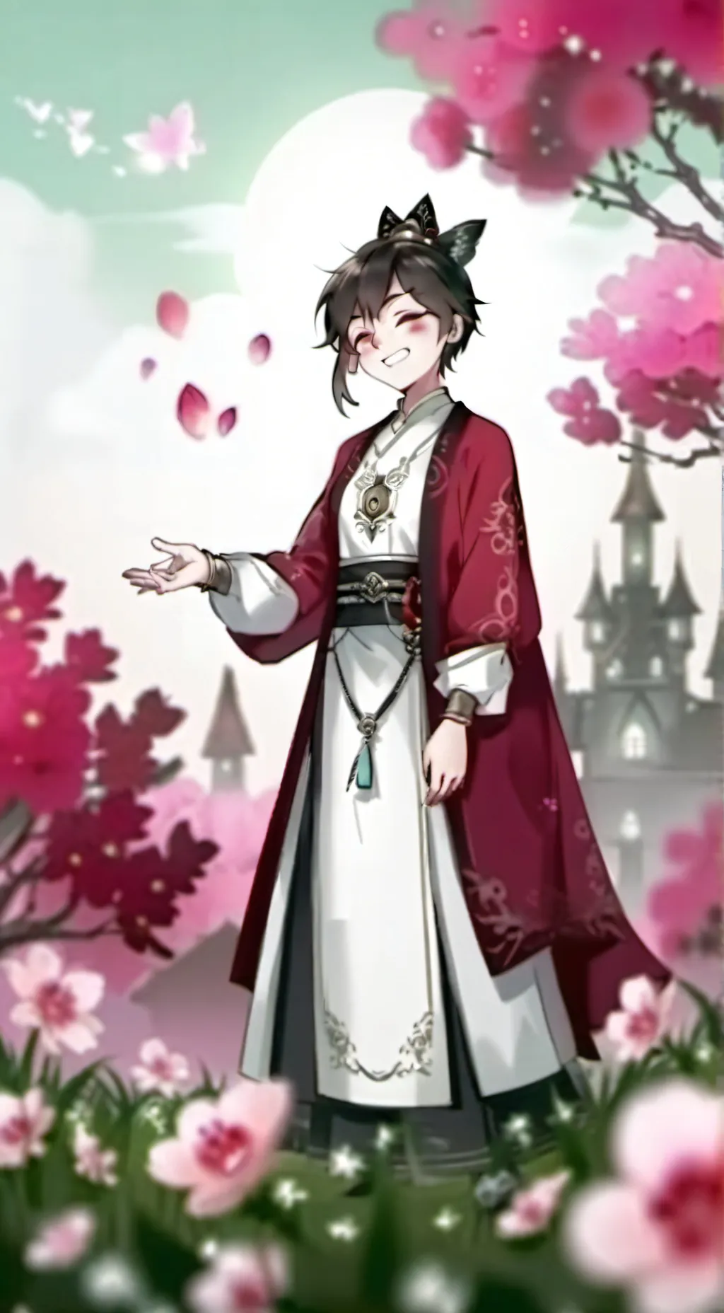 ai character: Sabito x Makomo background