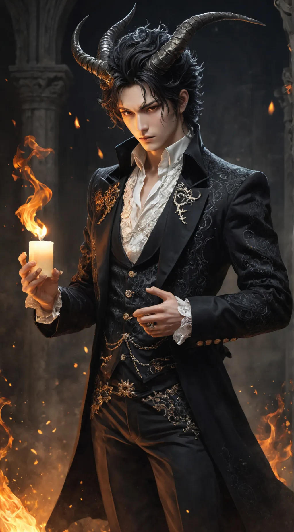 ai character: Lucien background