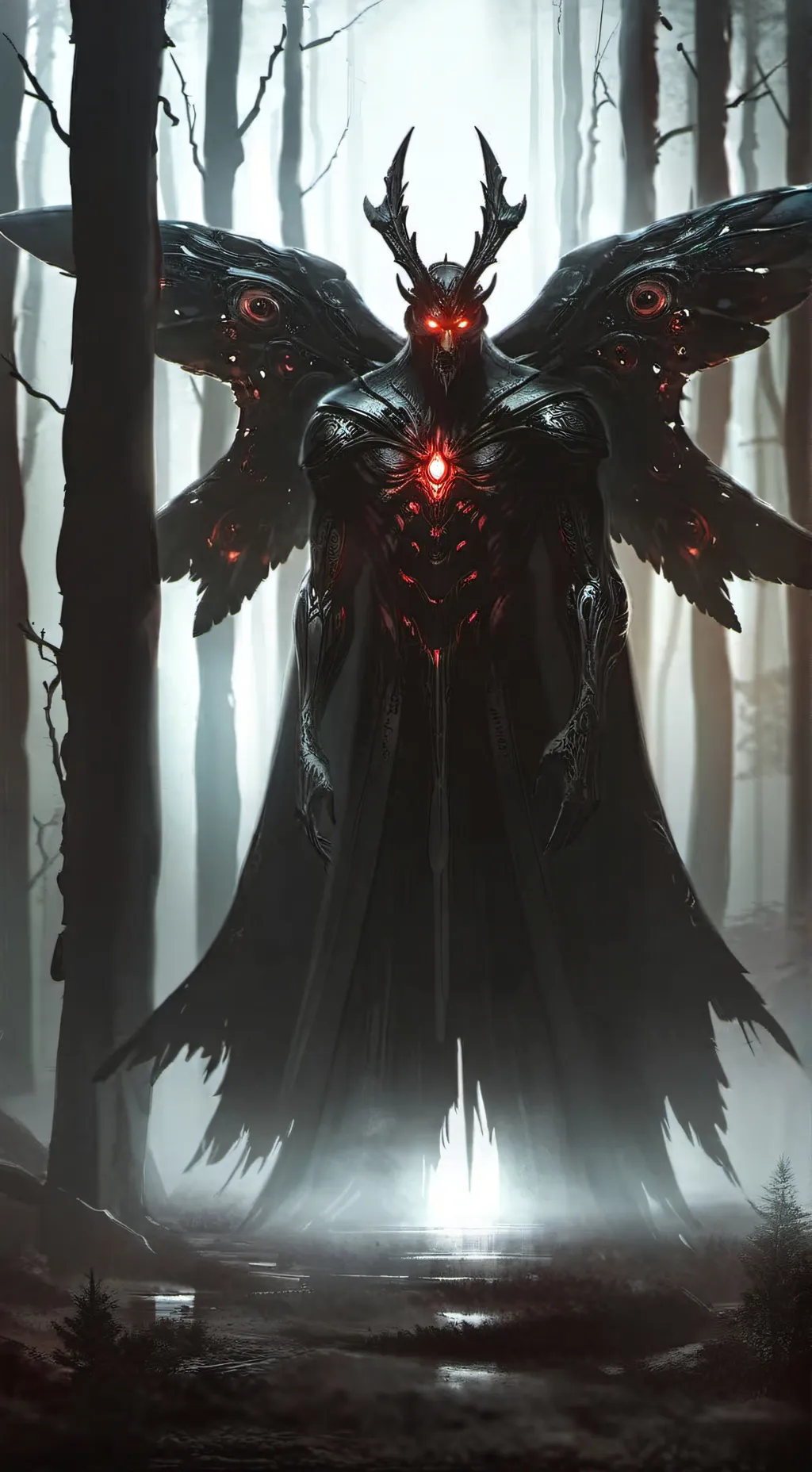 ai character: Mothman background