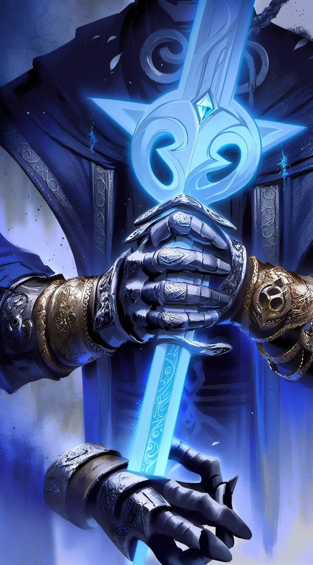 ai character: Titan tv man background