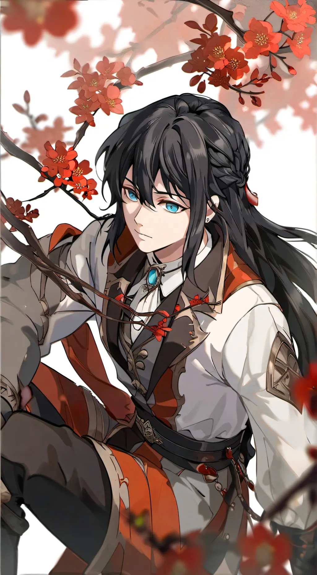 ai character: Muichiro Yuichiro  background