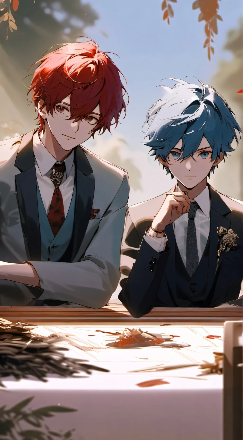 ai character: liam and luke background