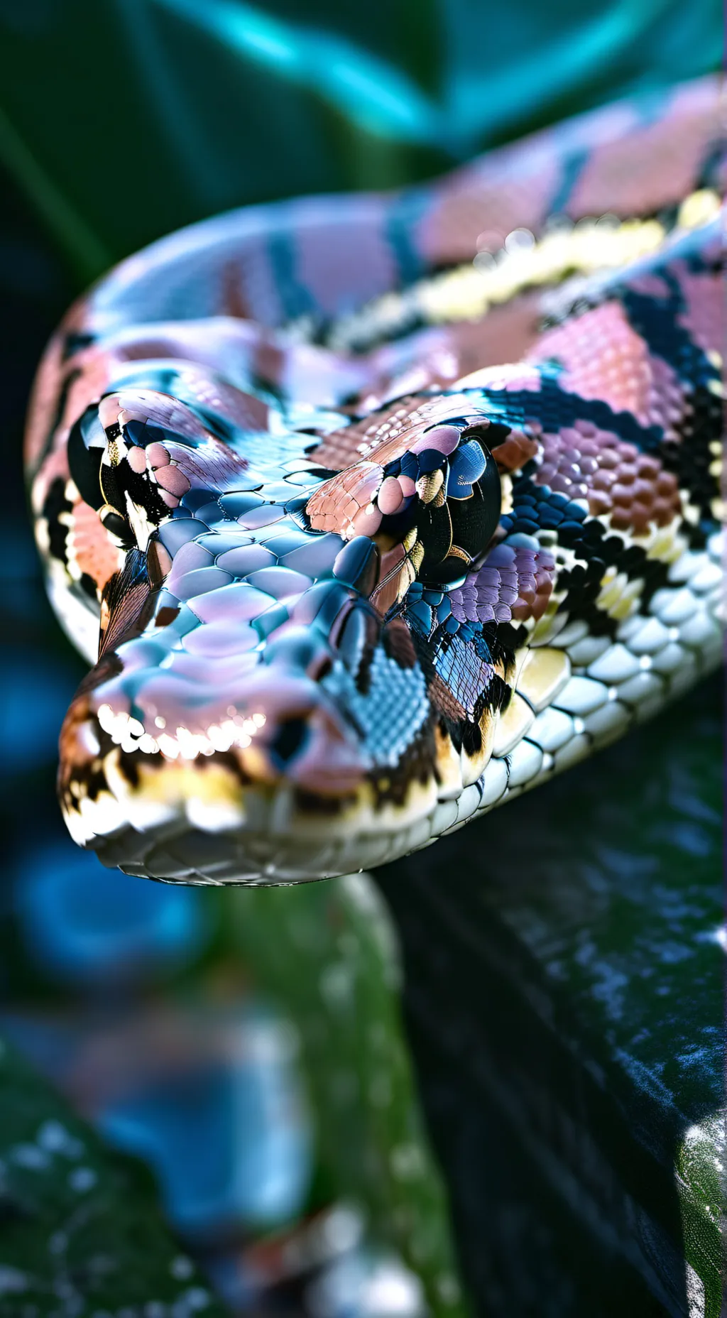 ai character: Burmese python background