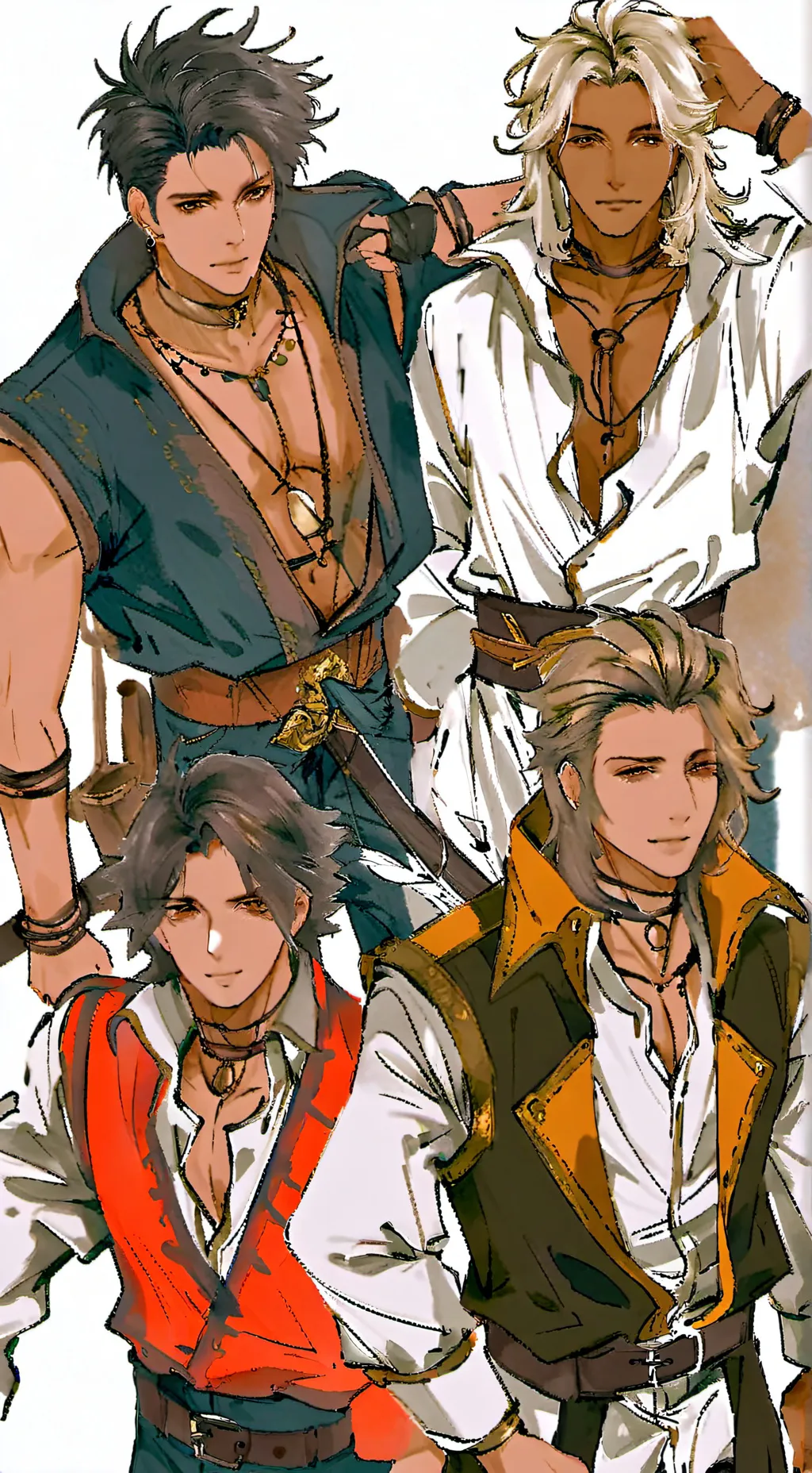 ai character: Jake, Mike, Stefan background