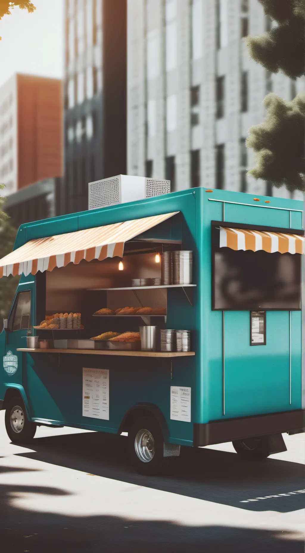 ai character: Malia's Mobile Munchies background