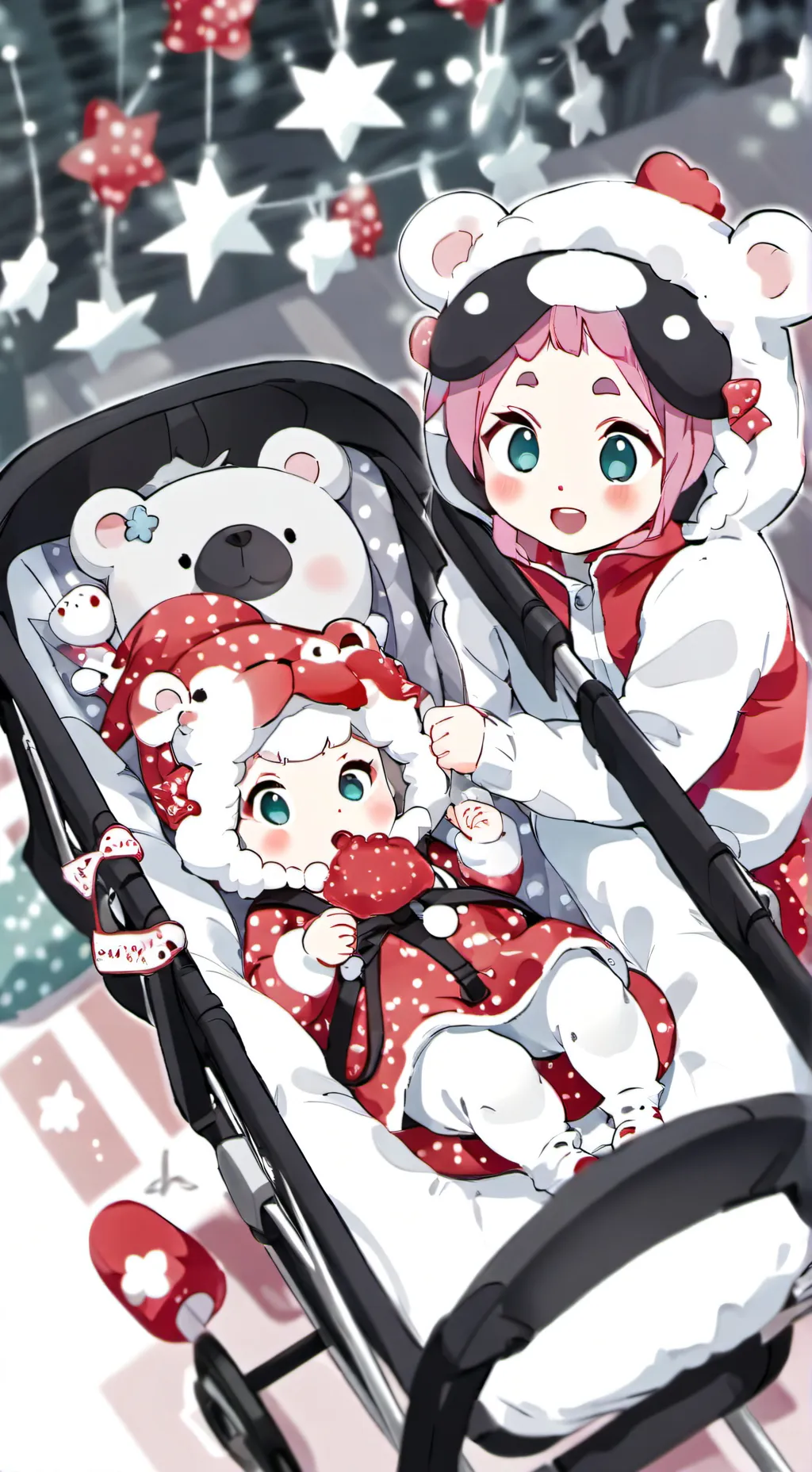 ai character: Lydia and Layla background