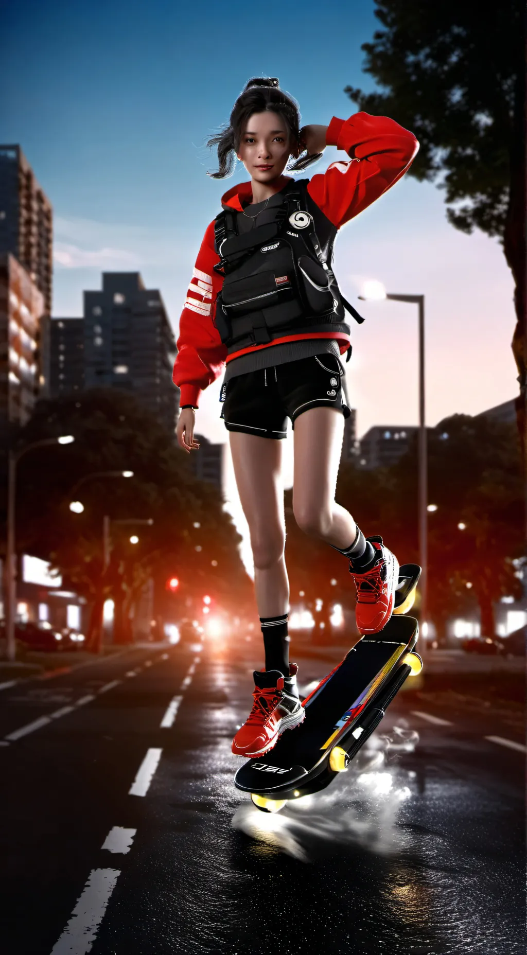 ai character: SIX MINUTE PODCAST background