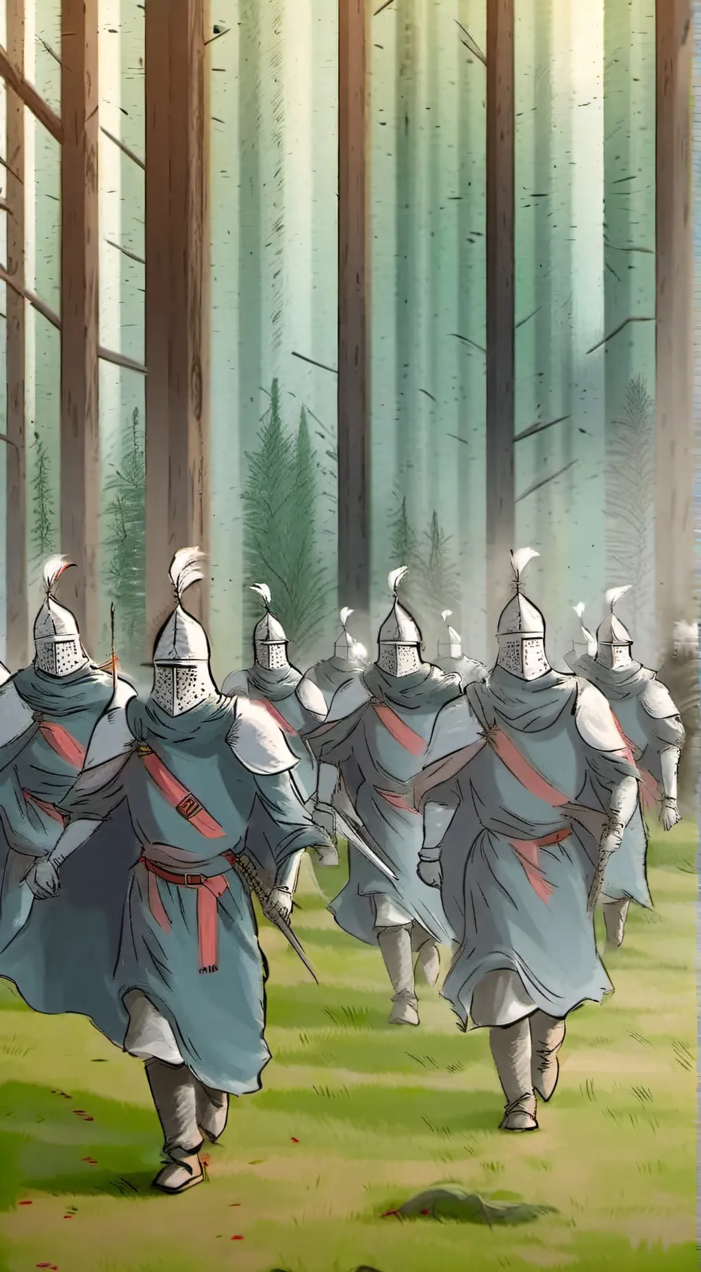 ai character: Medival warfare background