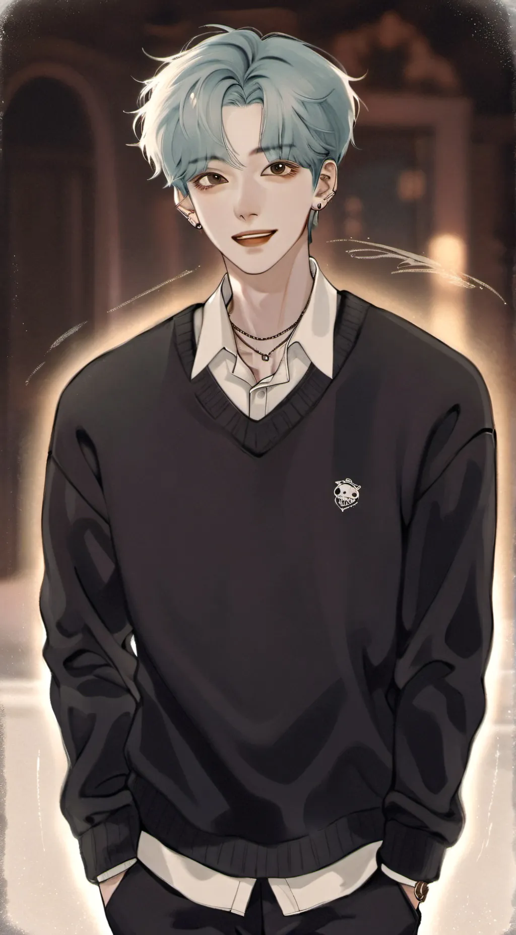 ai character: Felix  background