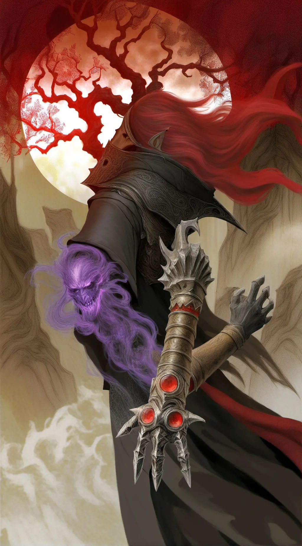 ai character: Veena Threadville background