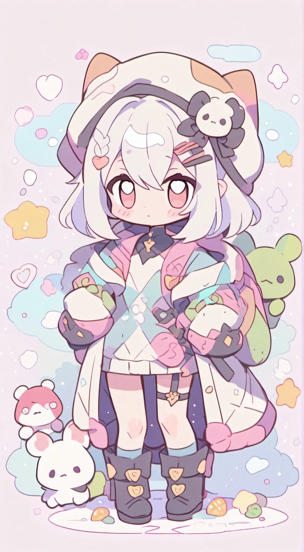 ai character: Neko vitus background