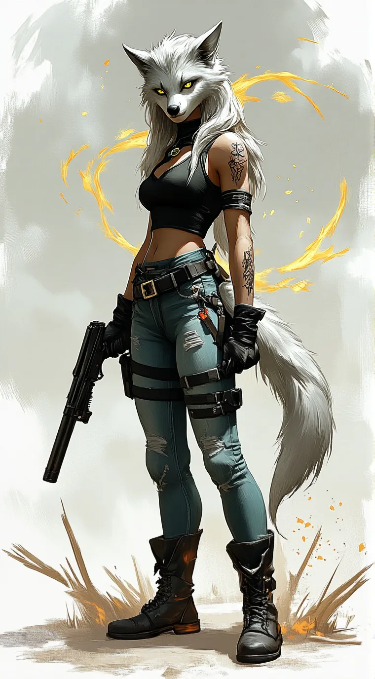 ai character: Rose blaze  background