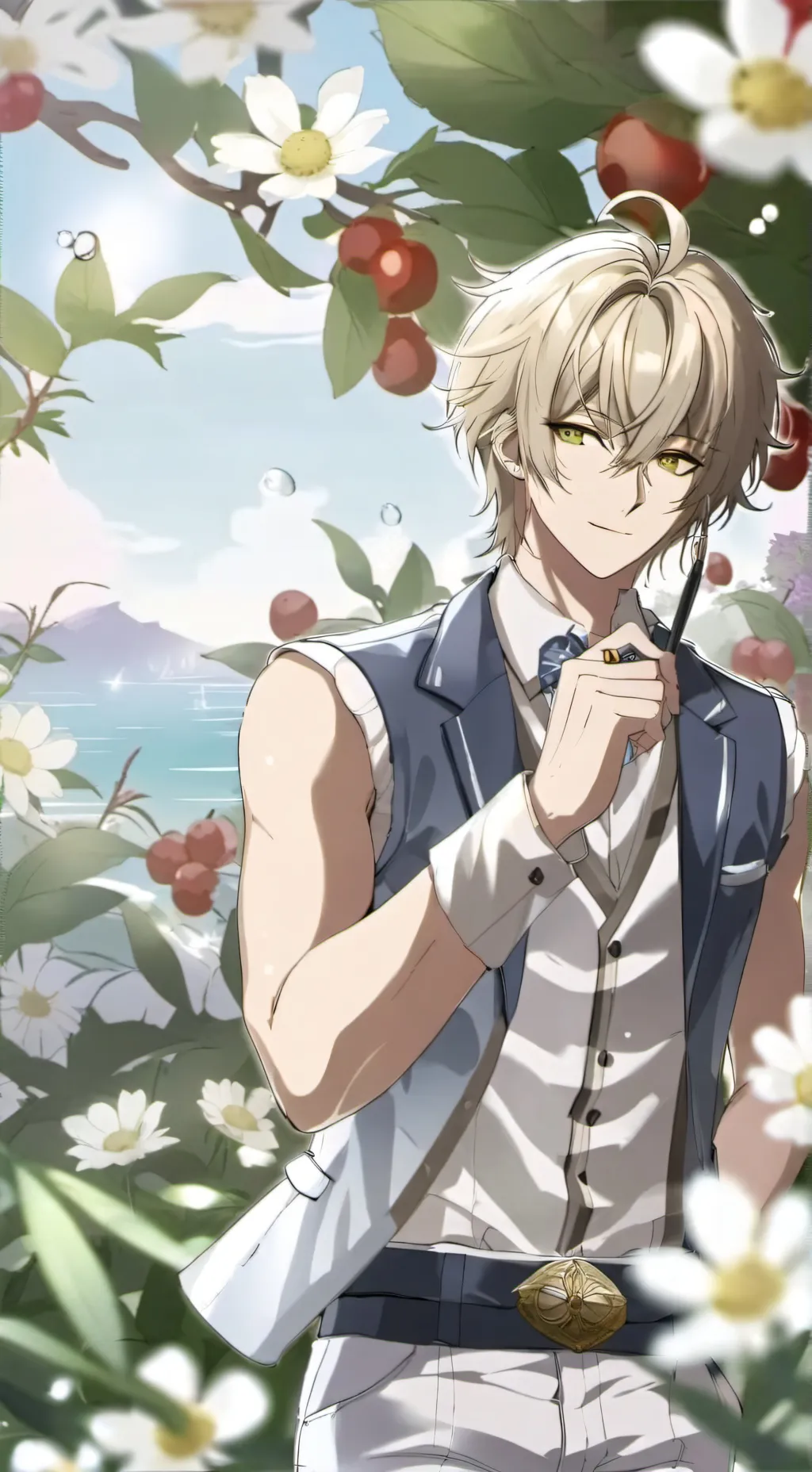 ai character: 🌊Aren✨ background