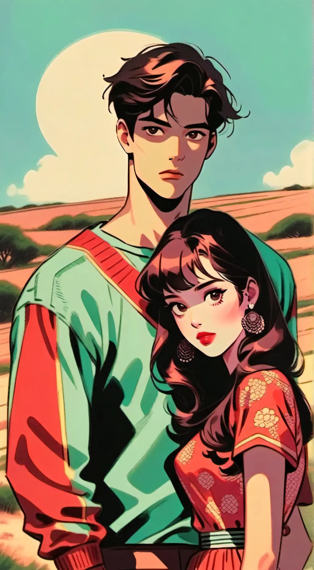 ai character: Luna & Leo background