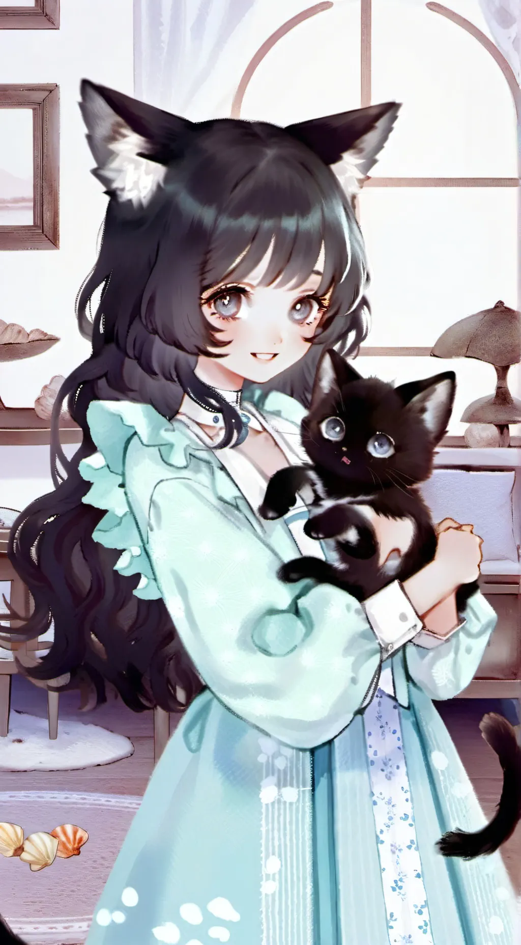 ai character: Hari the Gata Furr background