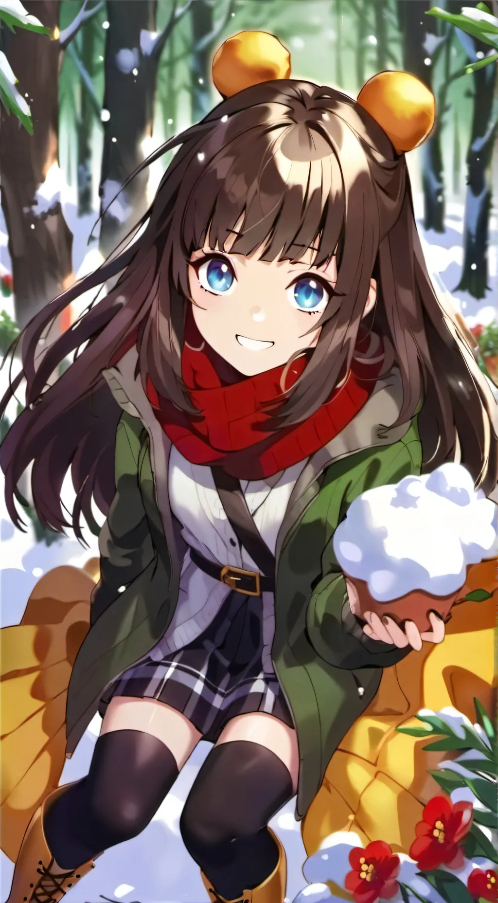 ai character: Jennifer Lawrence background