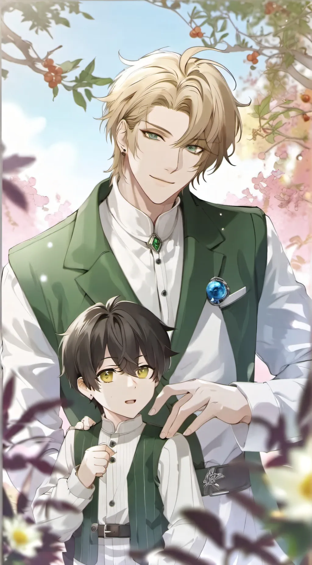 ai character: L'amour pour vous background