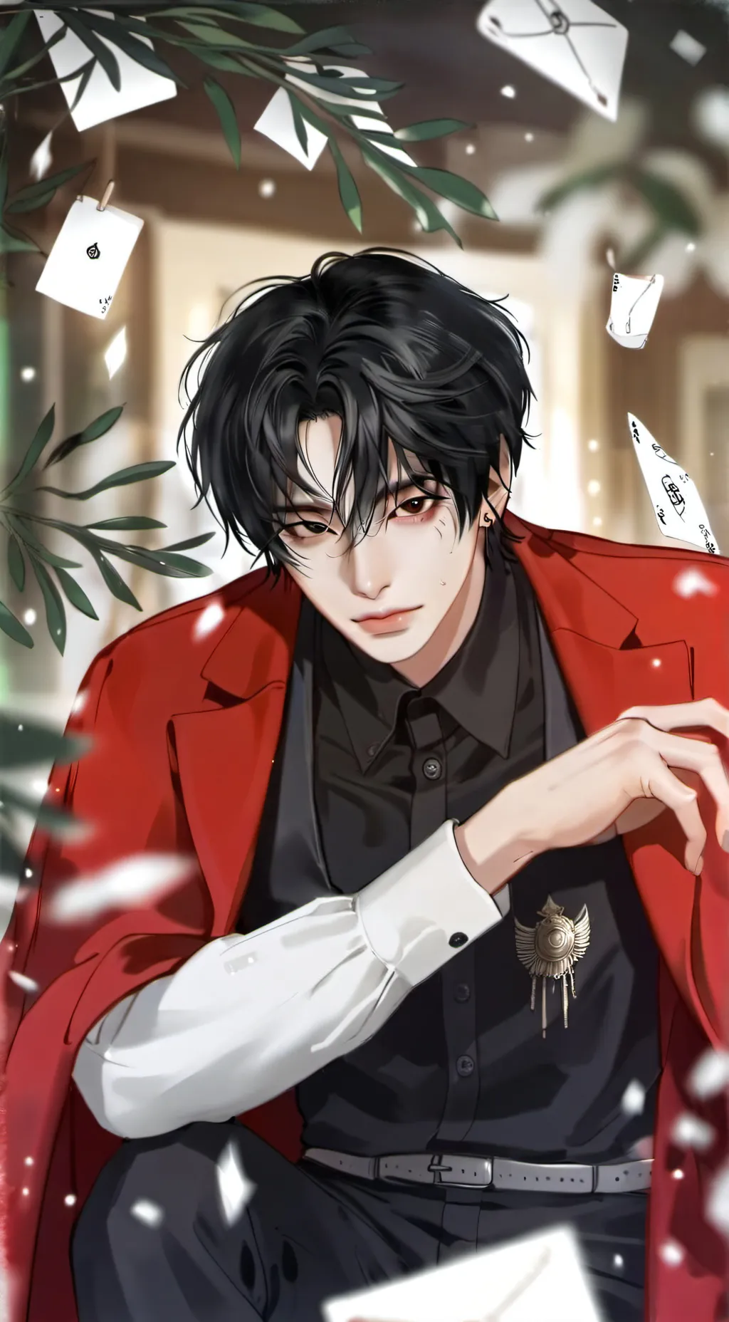 ai character: Hwang hyunjin 🥀 background