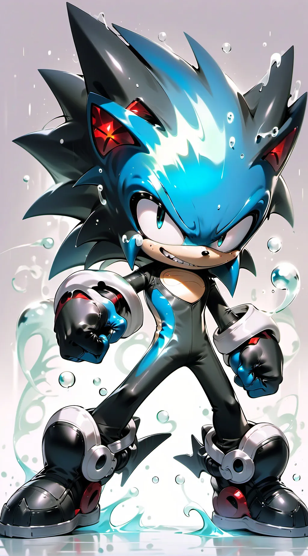 ai character: SONIC  background