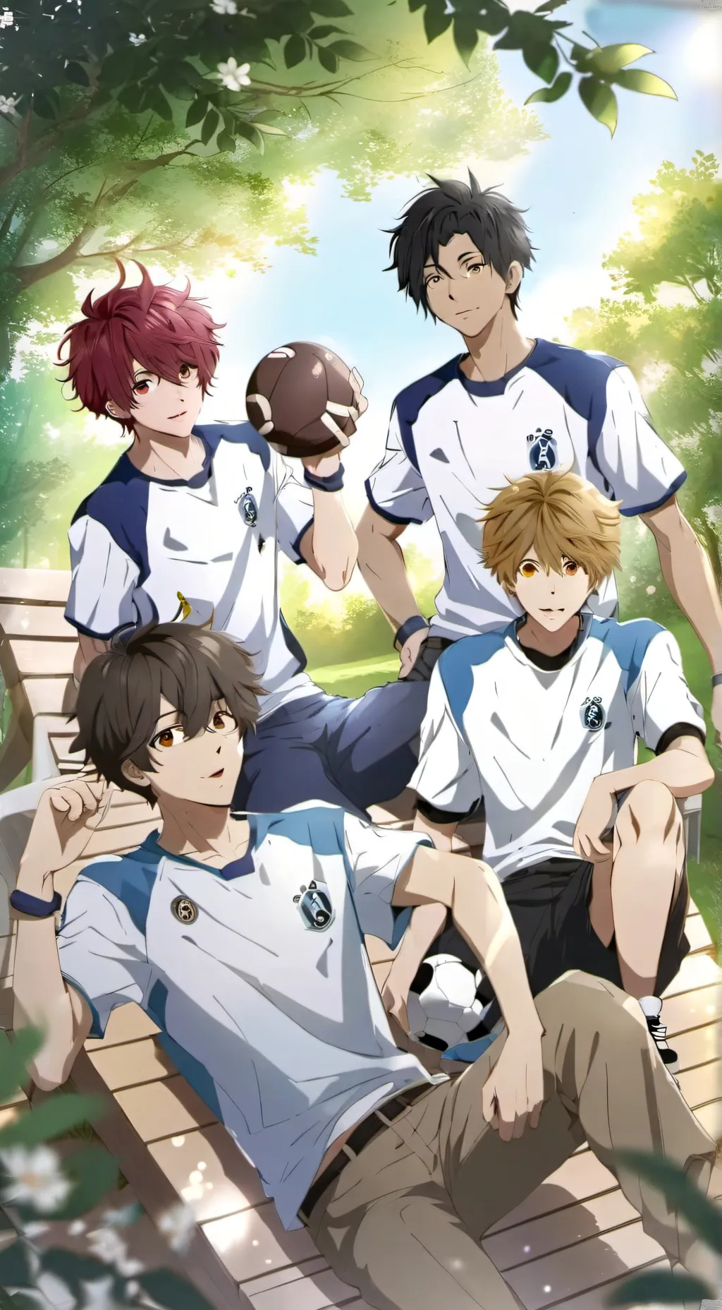 ai character: compañeros cuarto  background