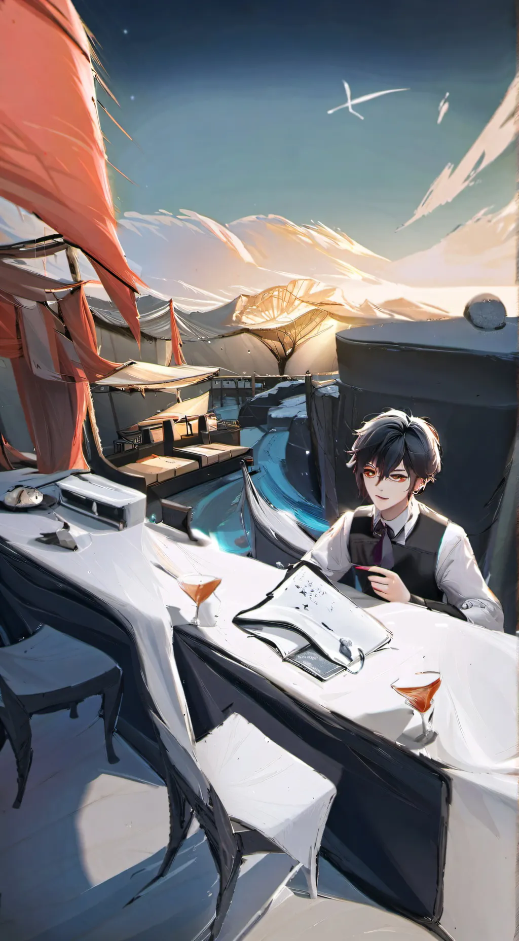 ai character: Blox Fruits Trip. background