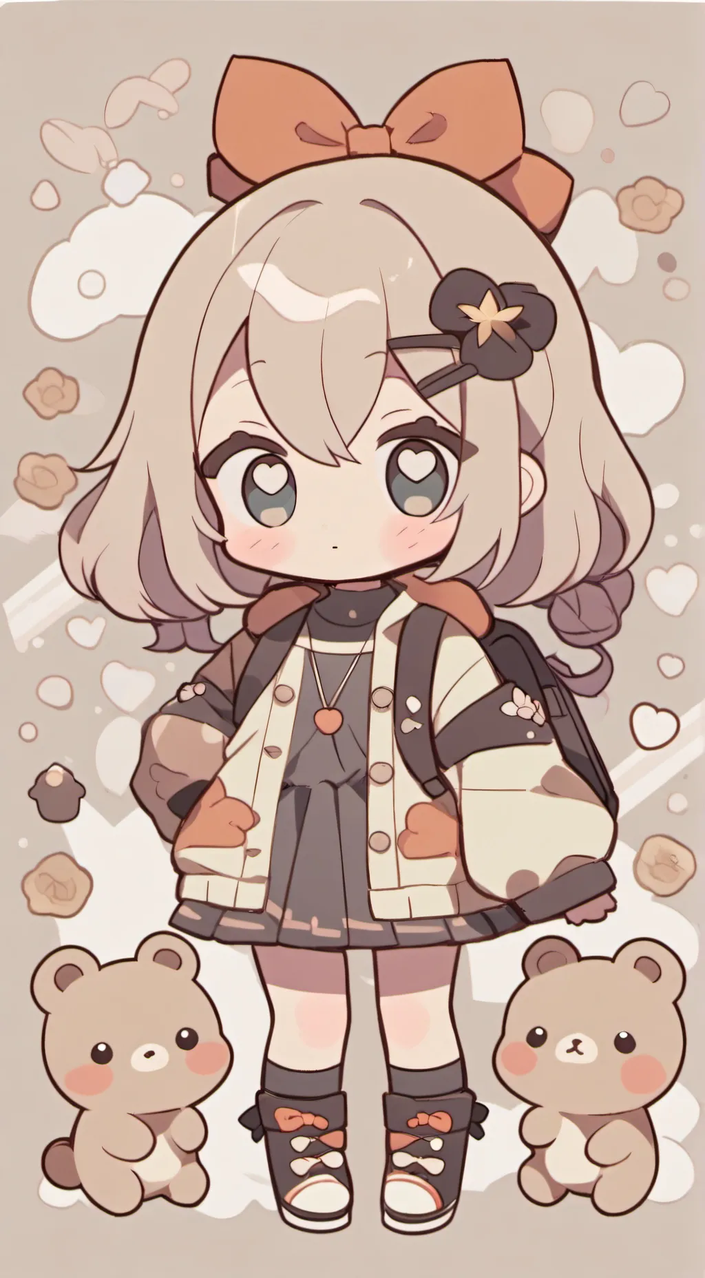 ai character: Bebe gordita background