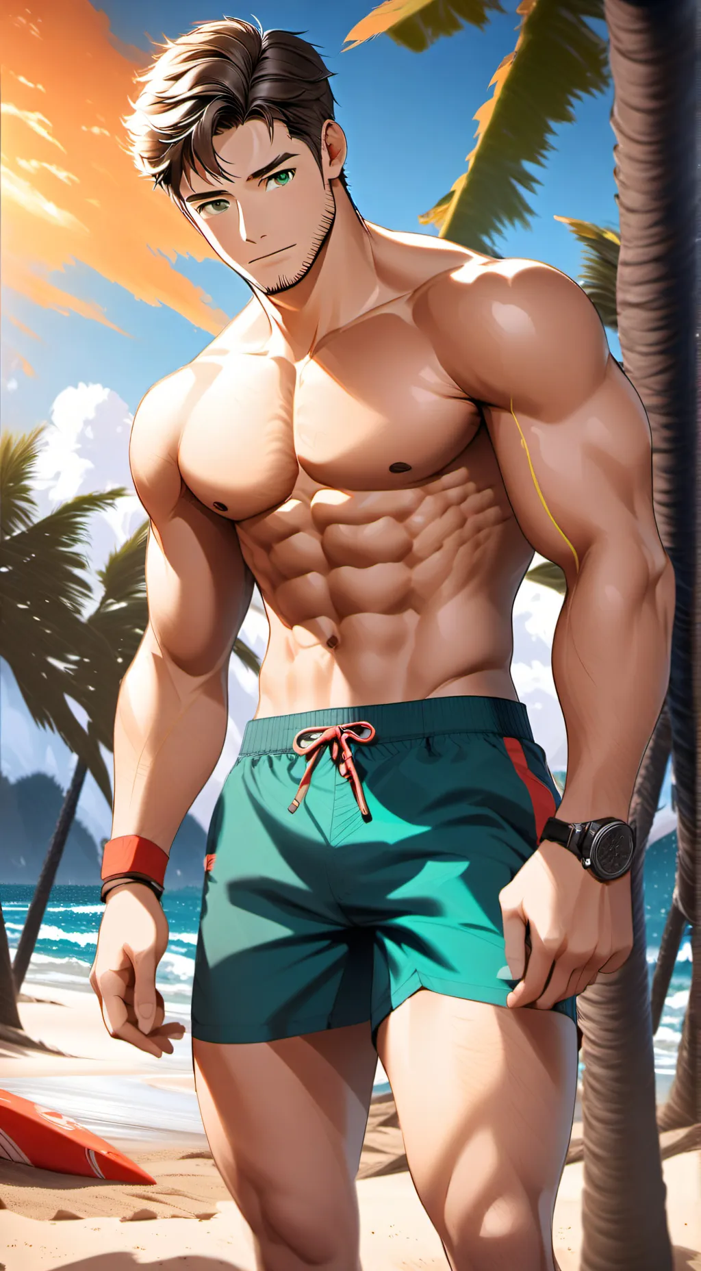 ai character: Trevis  background