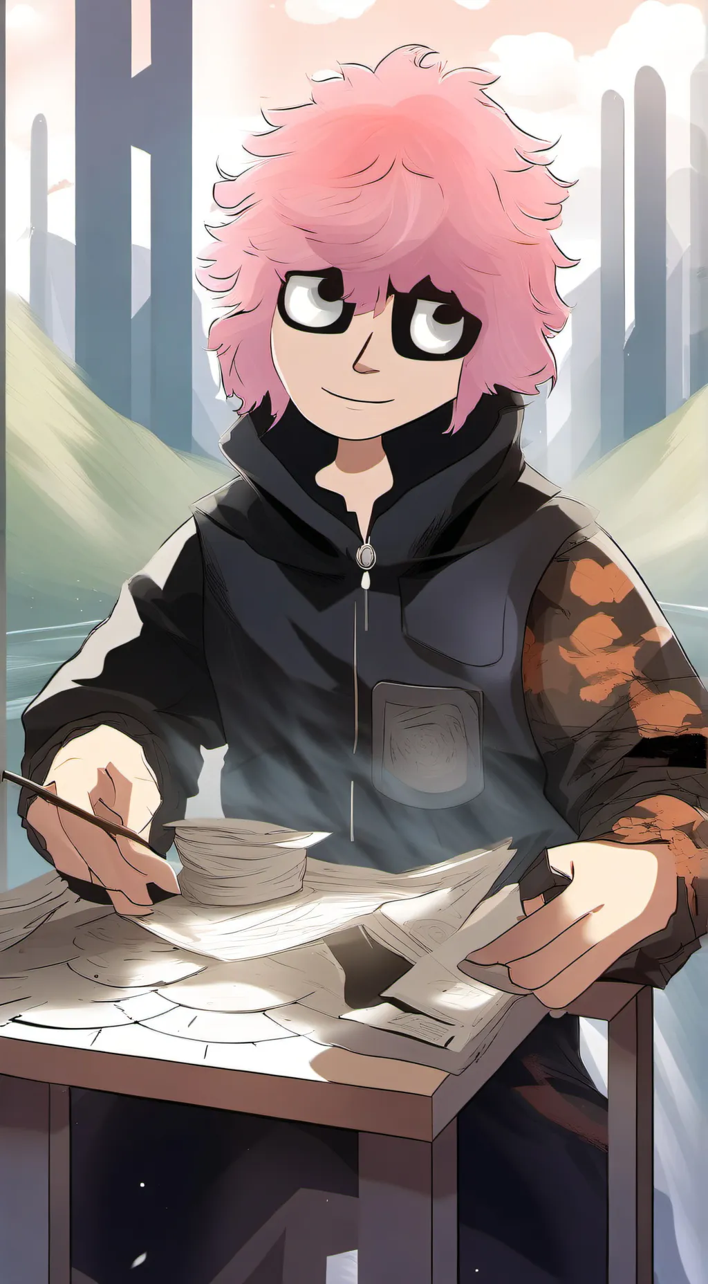 ai character: ma chi è lui background