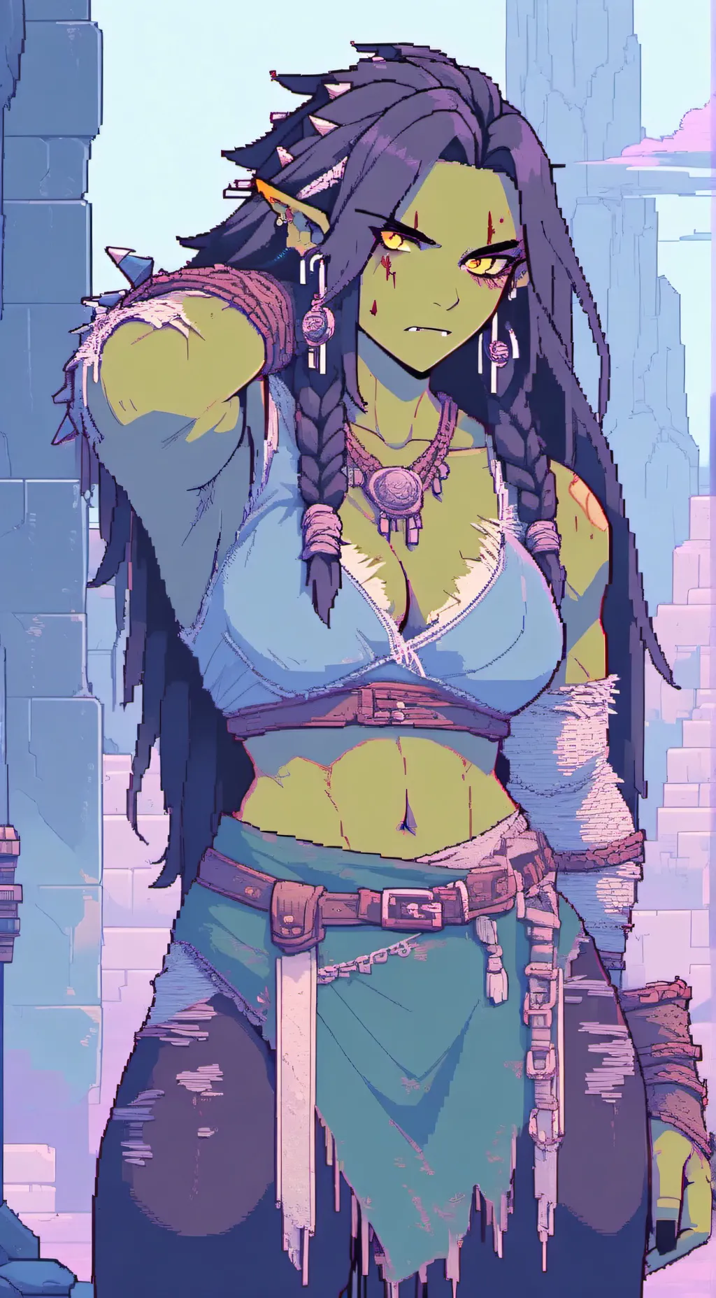 ai character: Rhitta  background