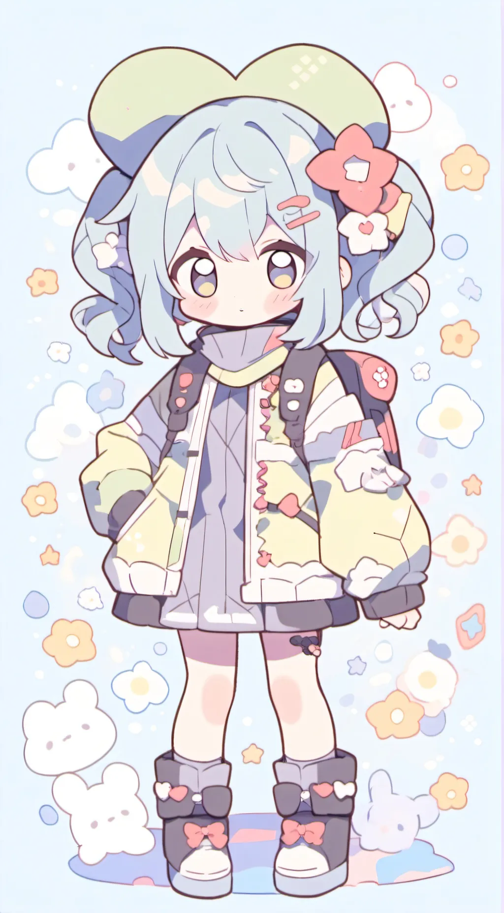 ai character: kny background