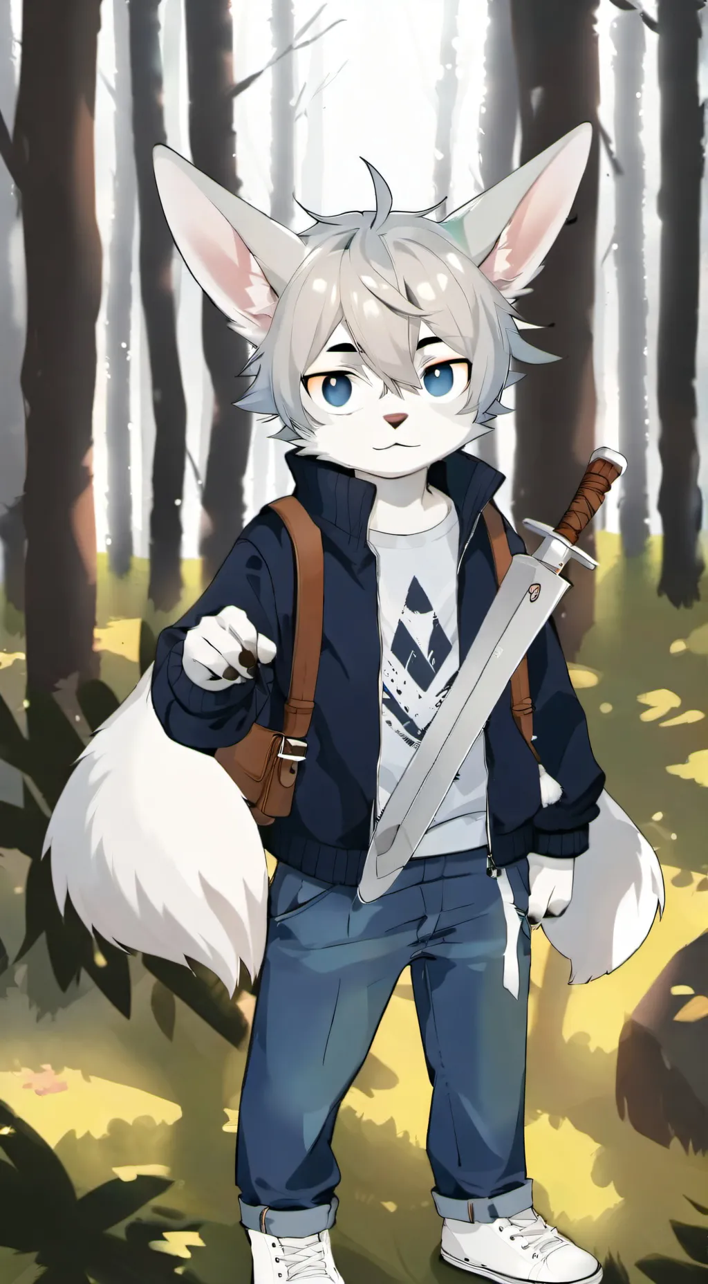 ai character: Nova The Bunny background