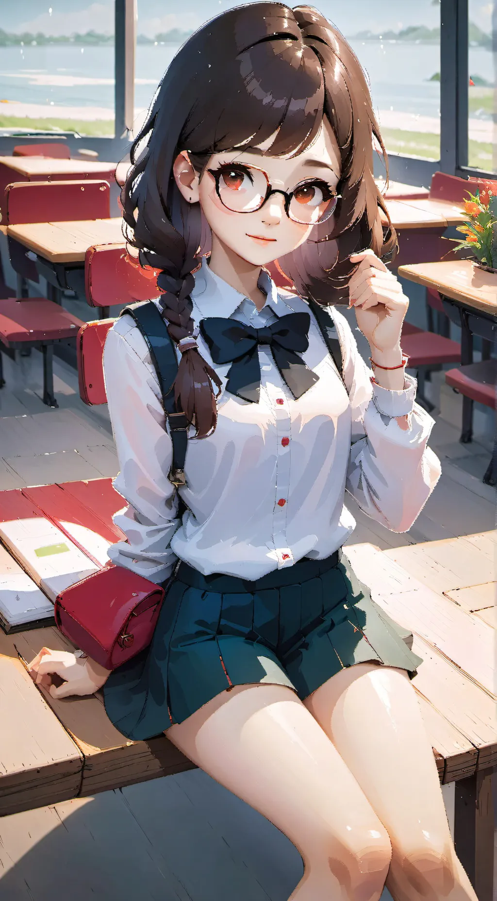 ai character: ally background