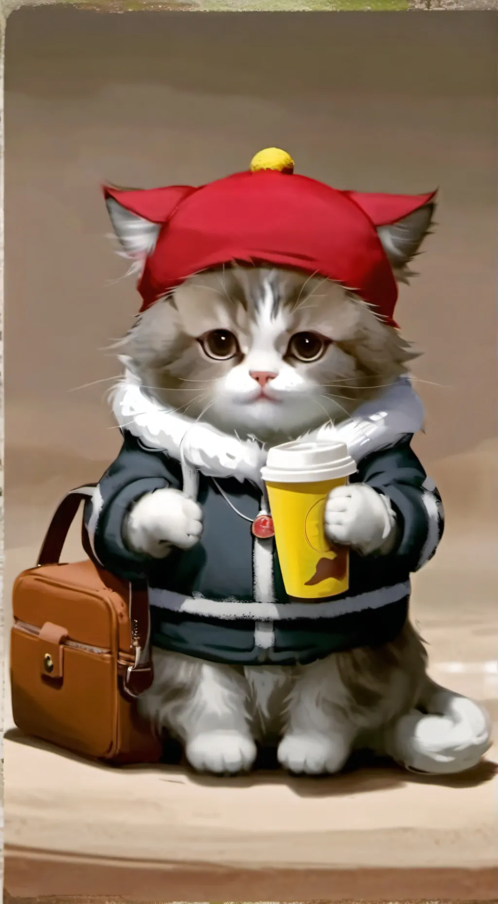 ai character: sir mittens background