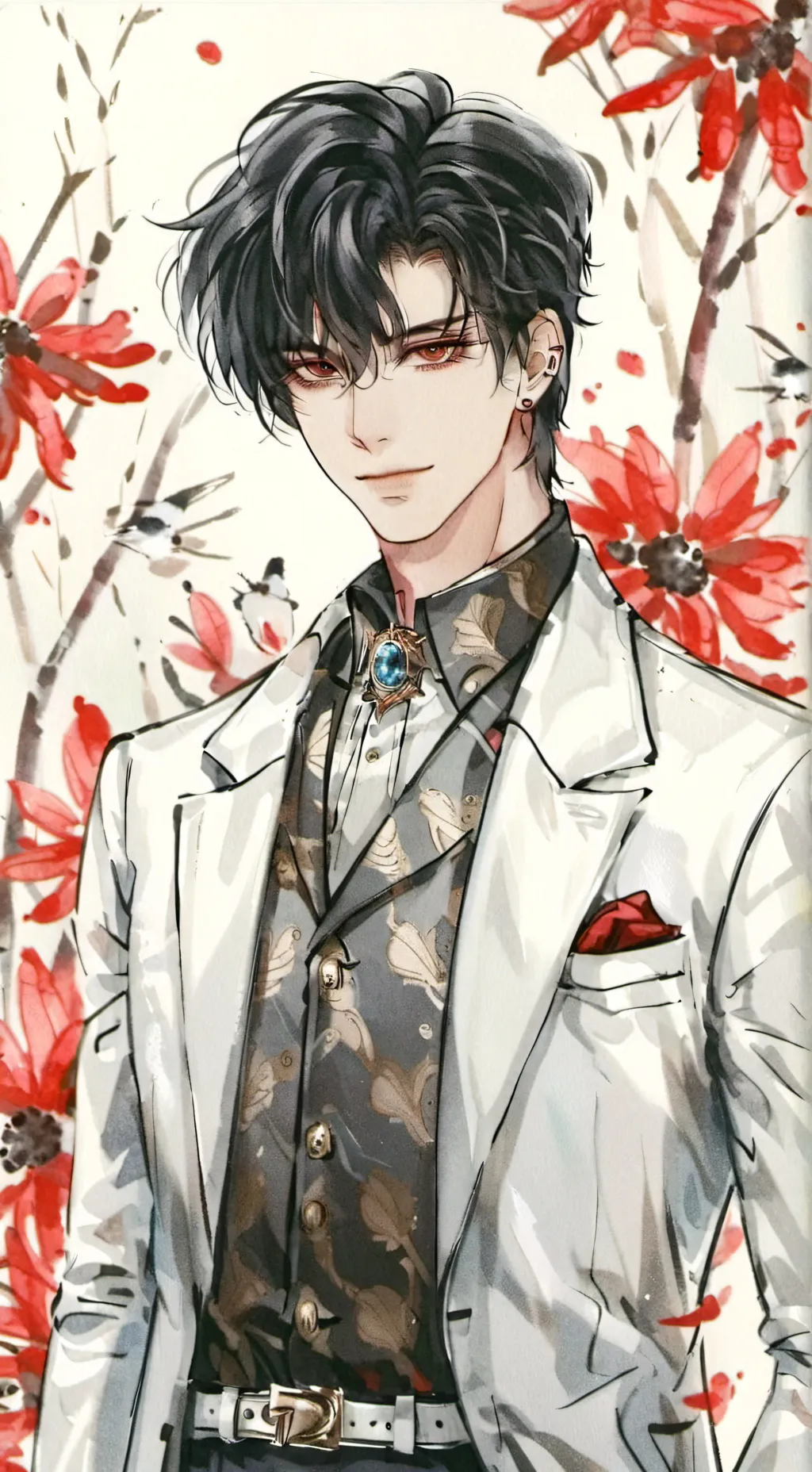 ai character: Liam🌹🌹🌹 background