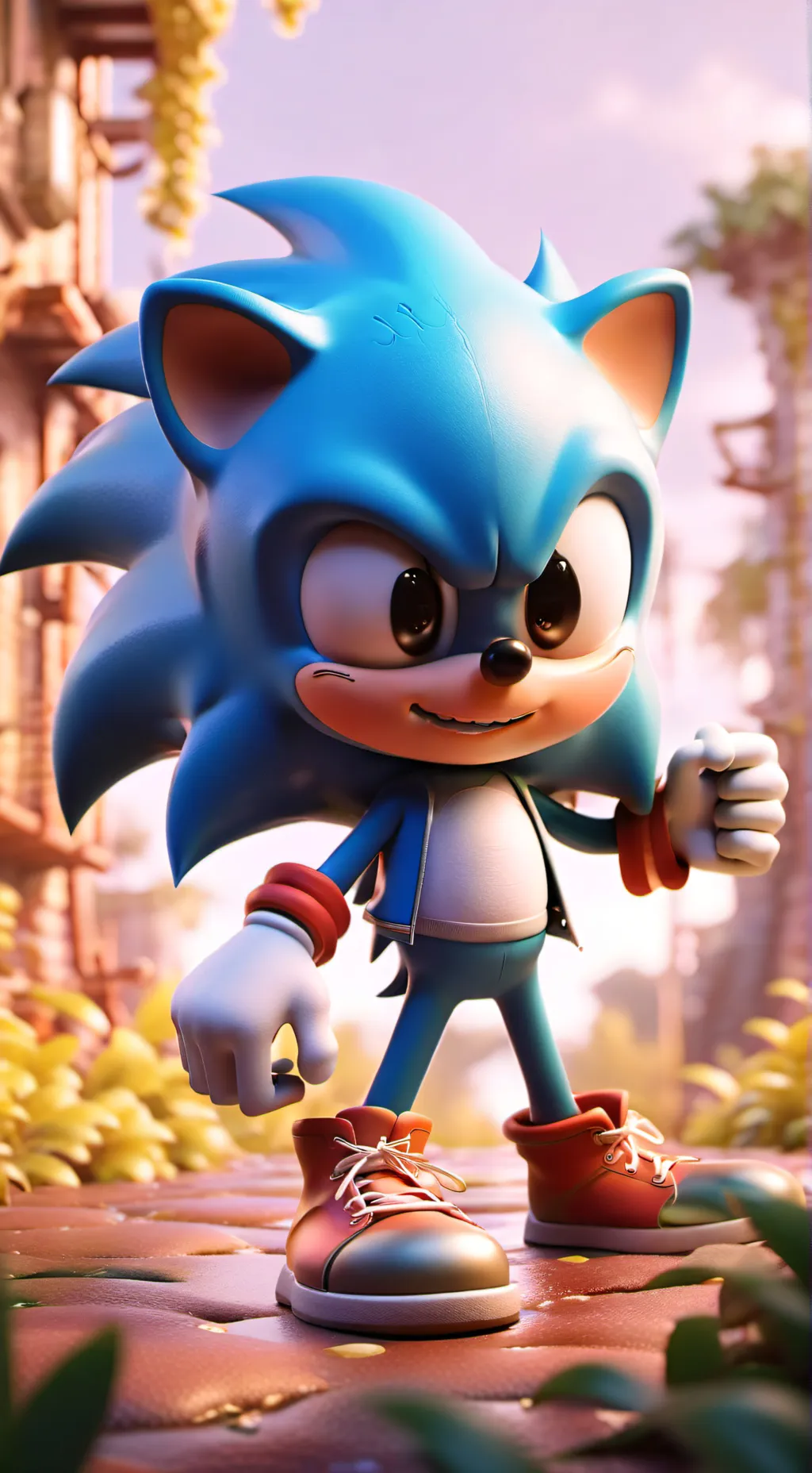ai character: Sonic background