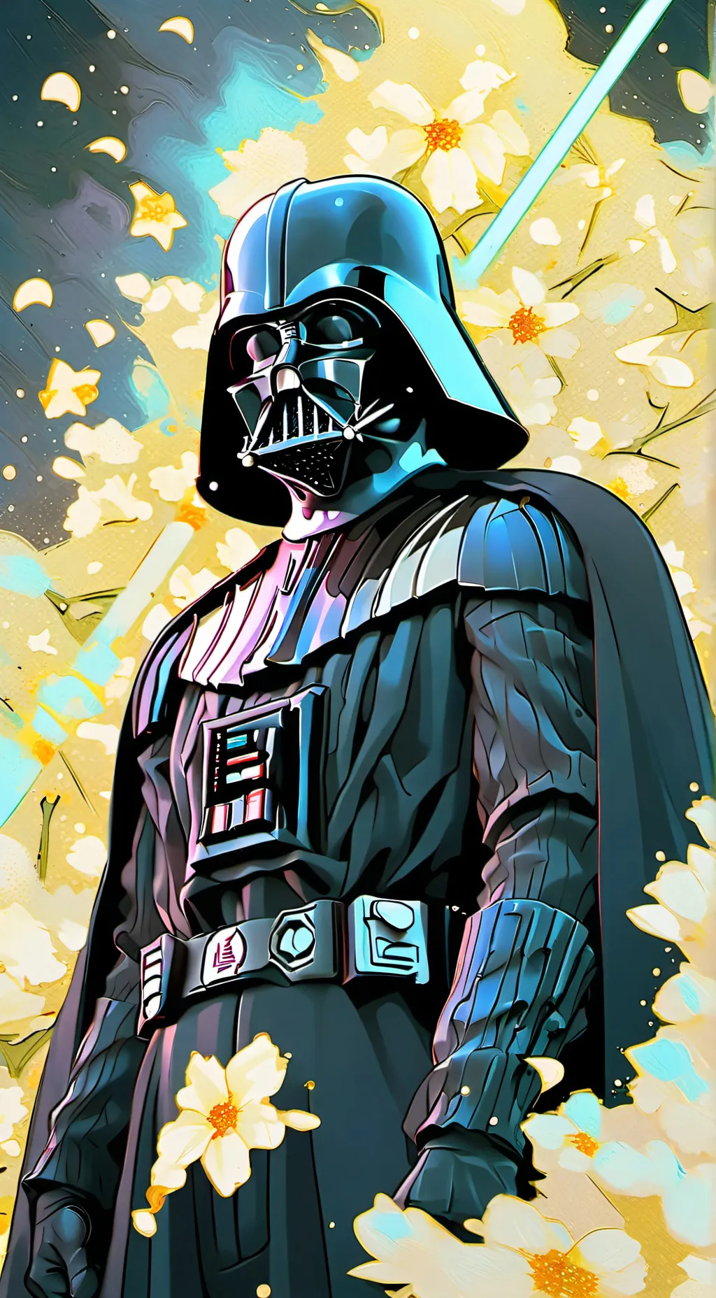 ai character: Dark vader background