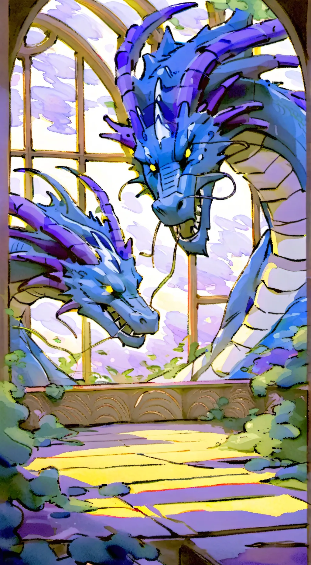 ai character: Dragon ms background