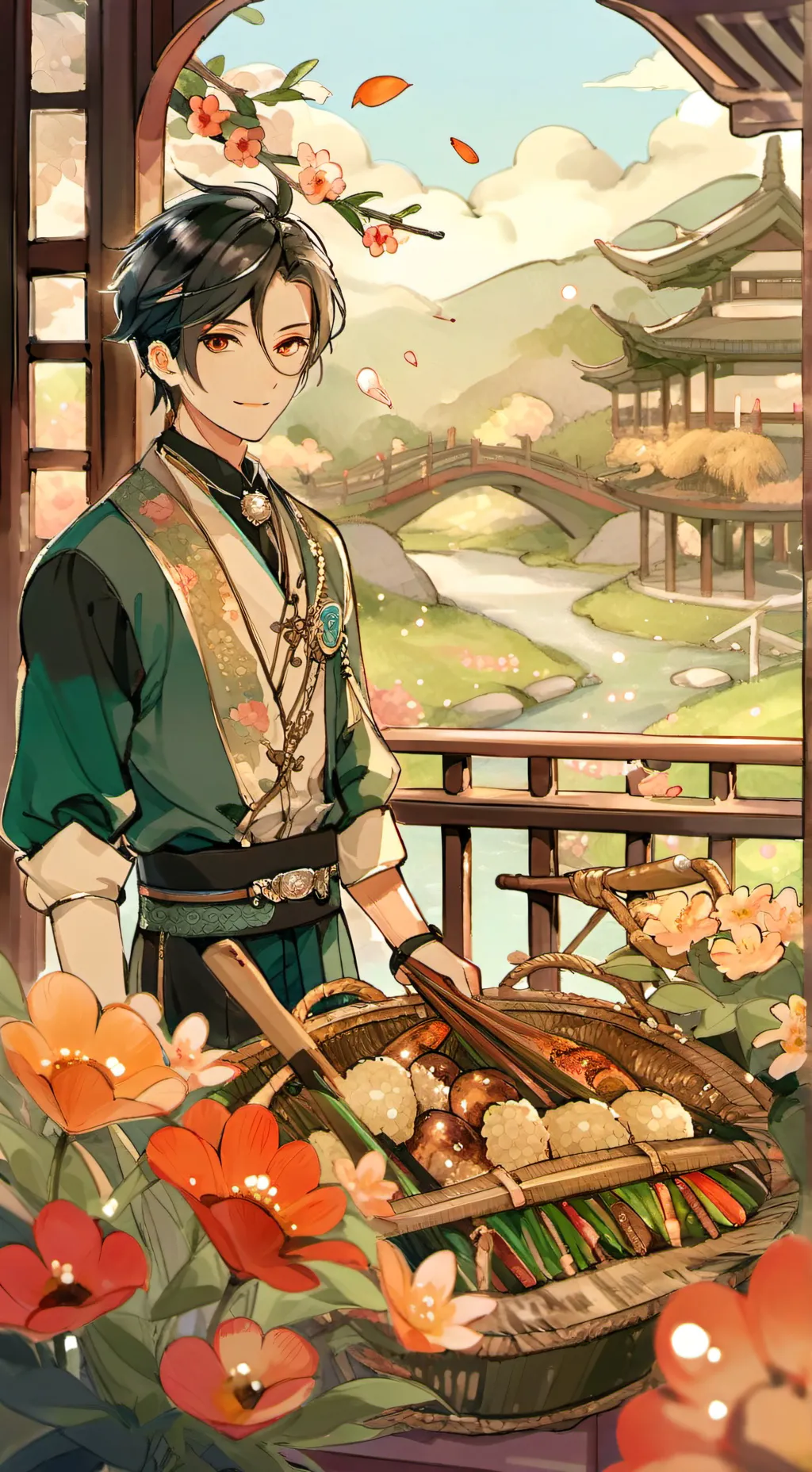 ai character: Titan tv man background