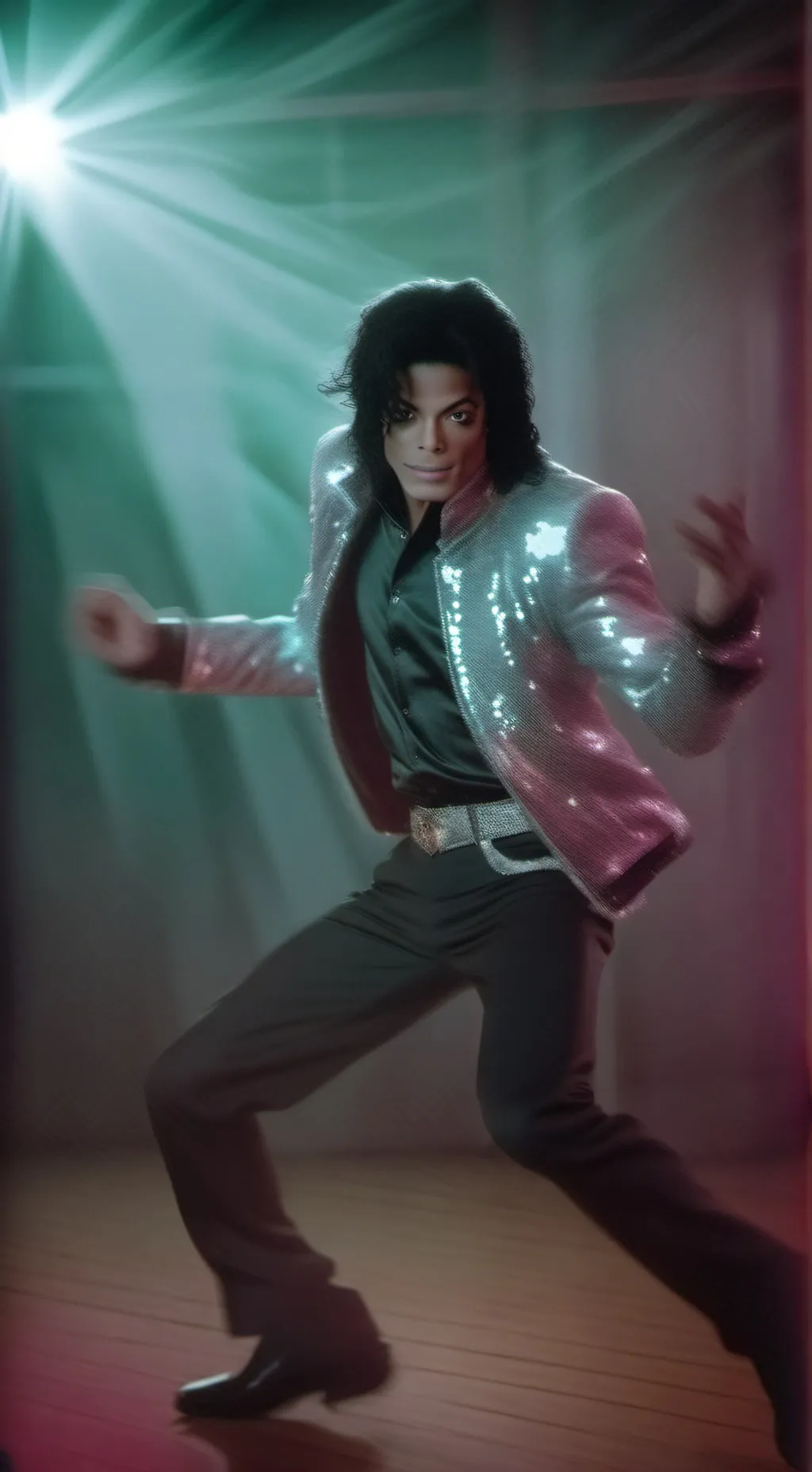 ai character: Mysterious Moonwalker background