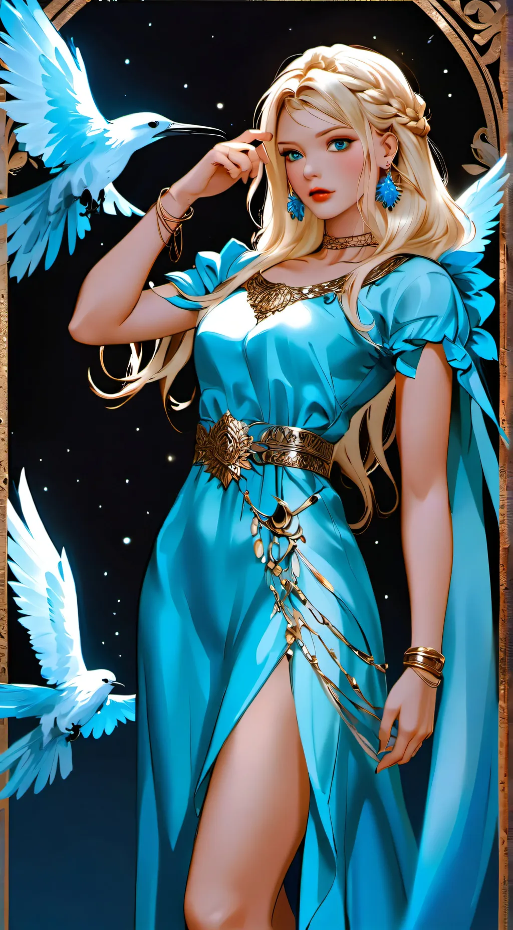 ai character: Estrela background