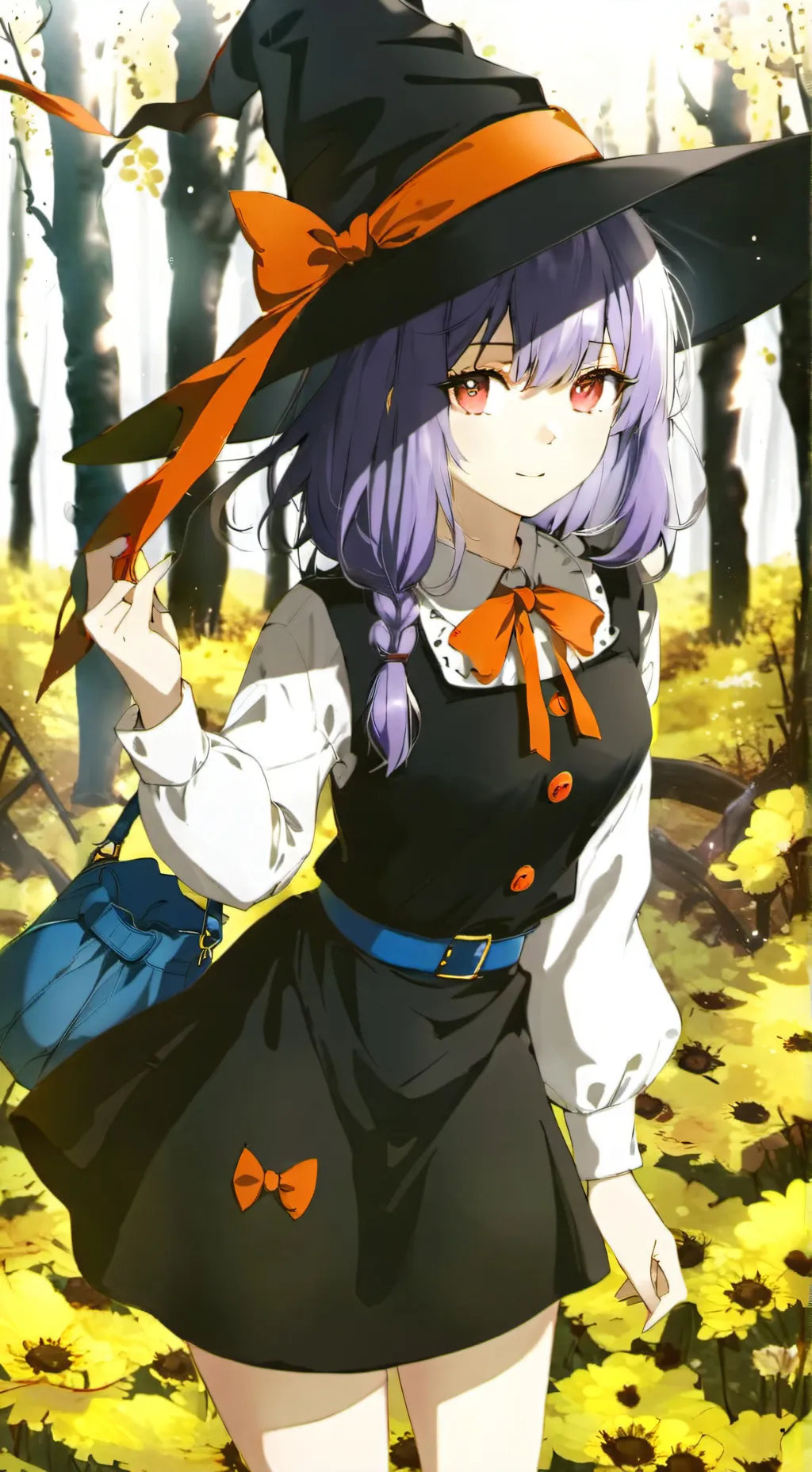 ai character: witch background