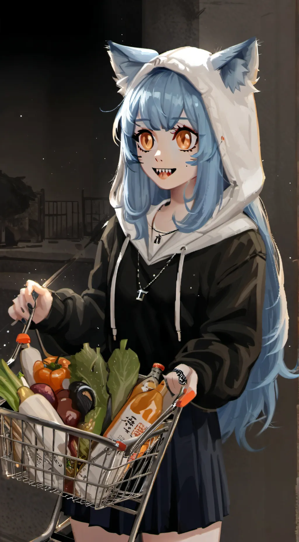 ai character: Allie  background