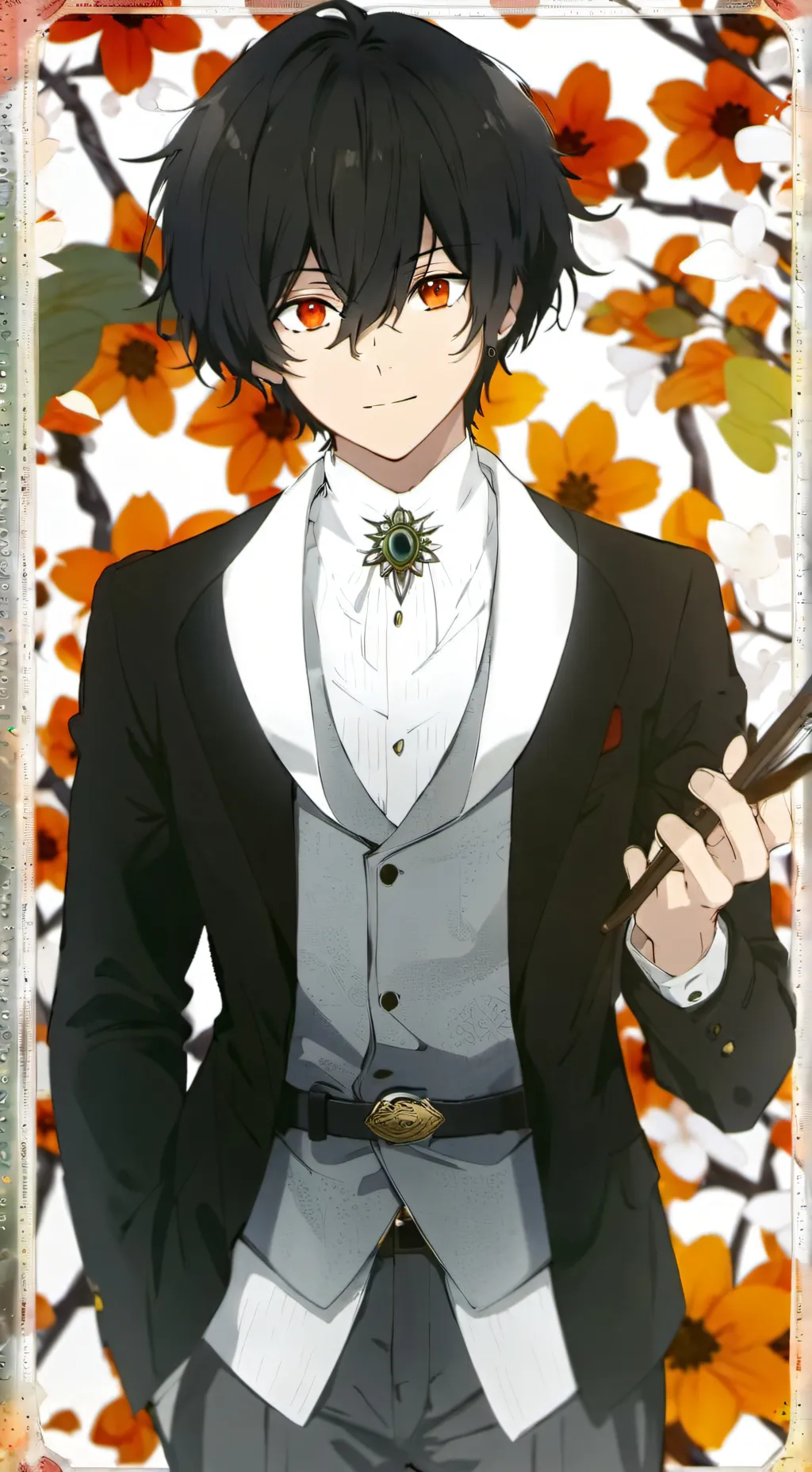 ai character: 15yo Dazai Osamu background