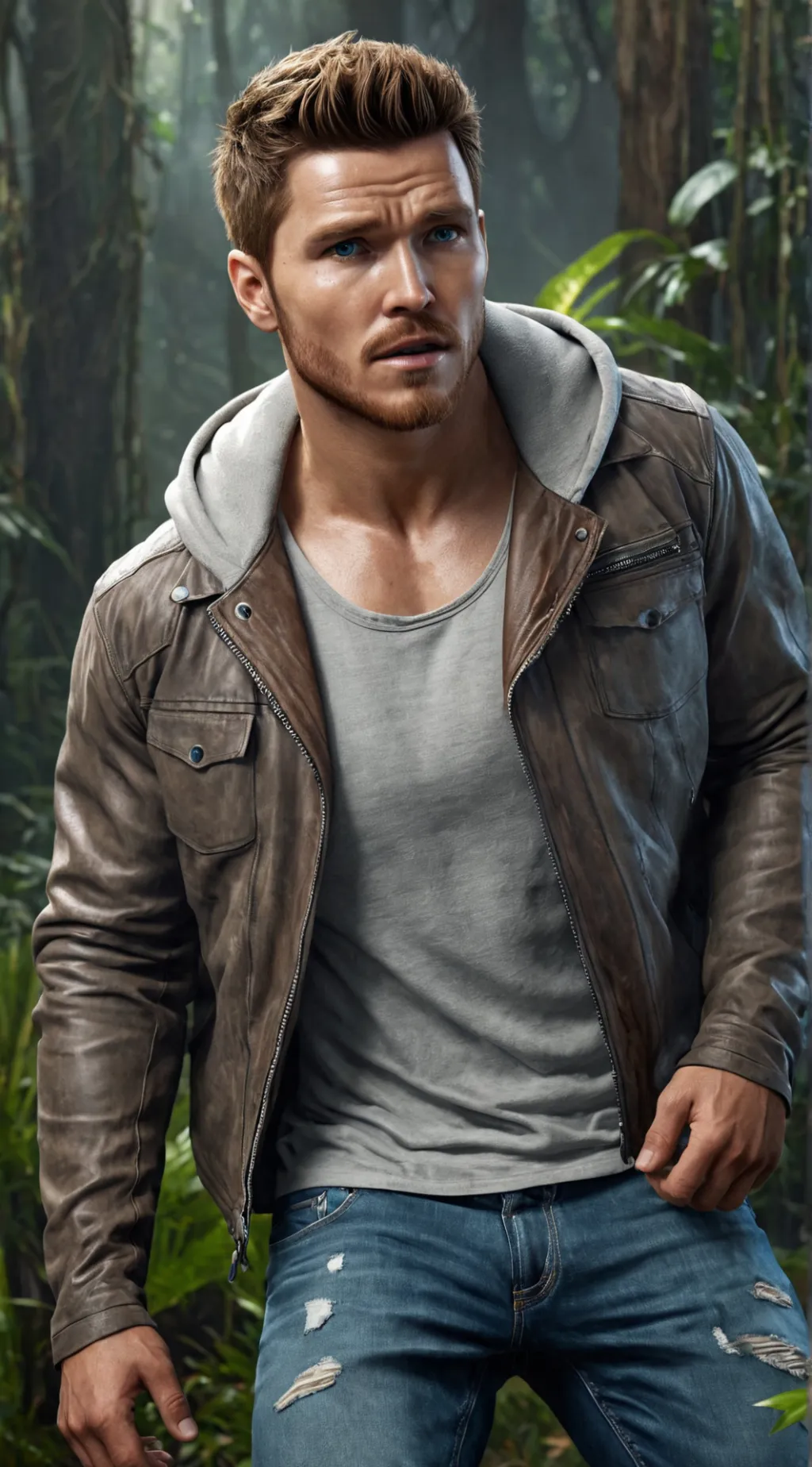 ai character: Conrad Hart  background