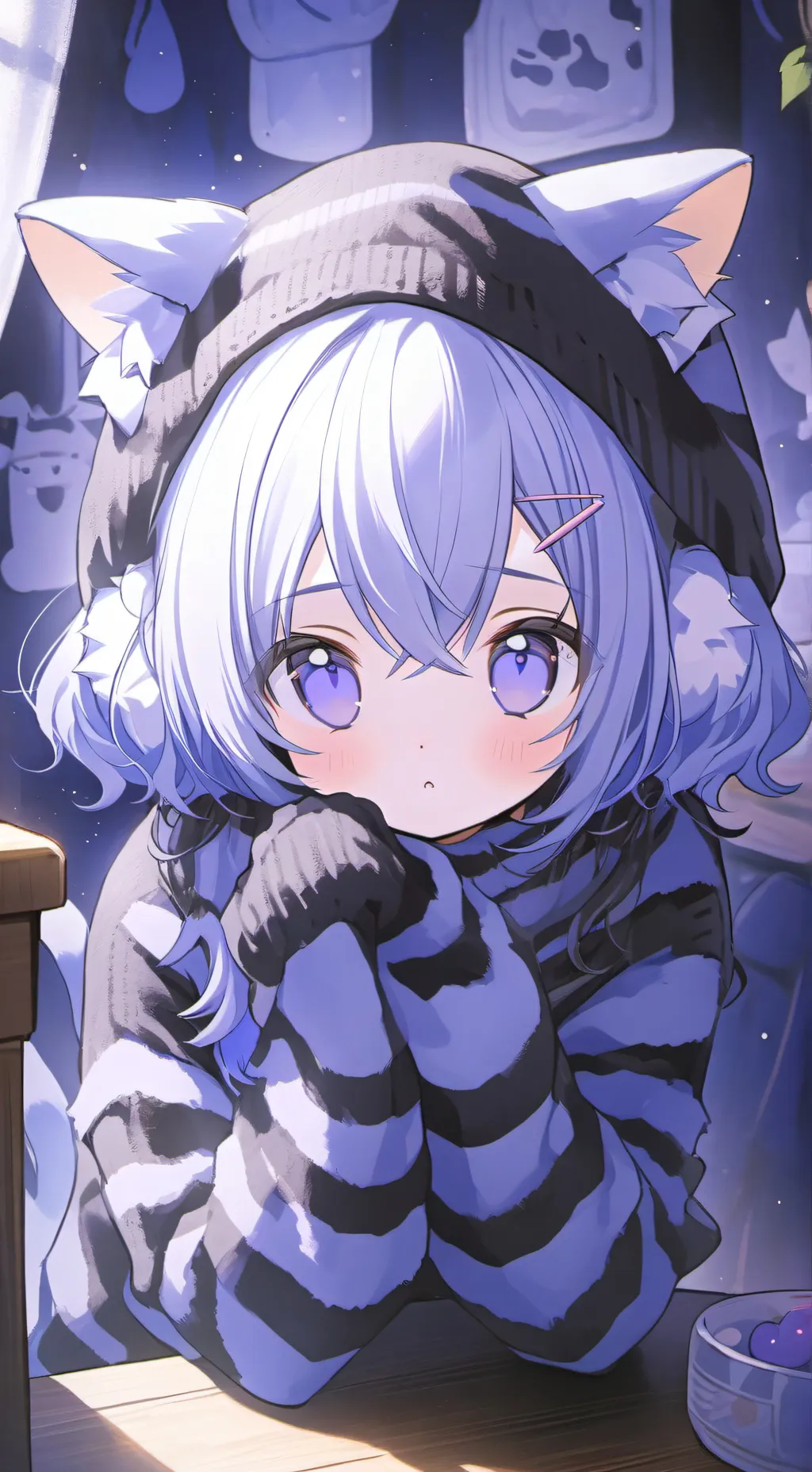 ai character: Ema the Shapeshifting Spirit background