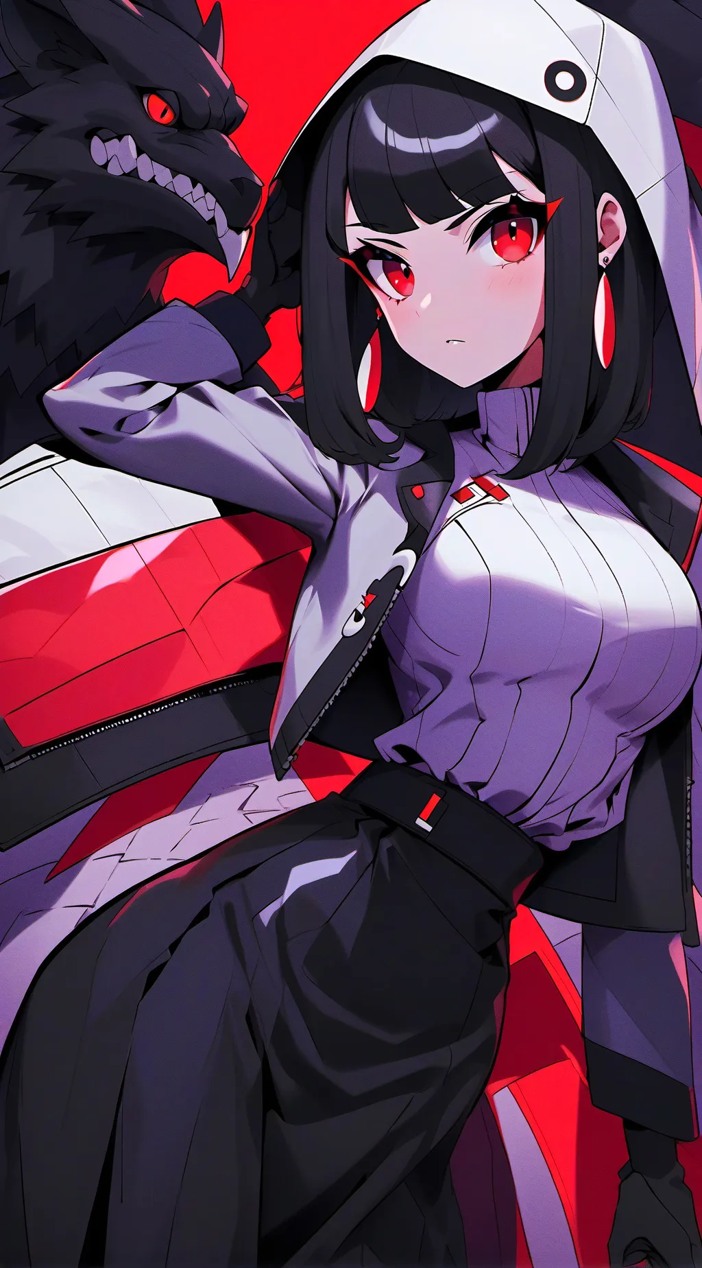 ai character: Anjelica  background