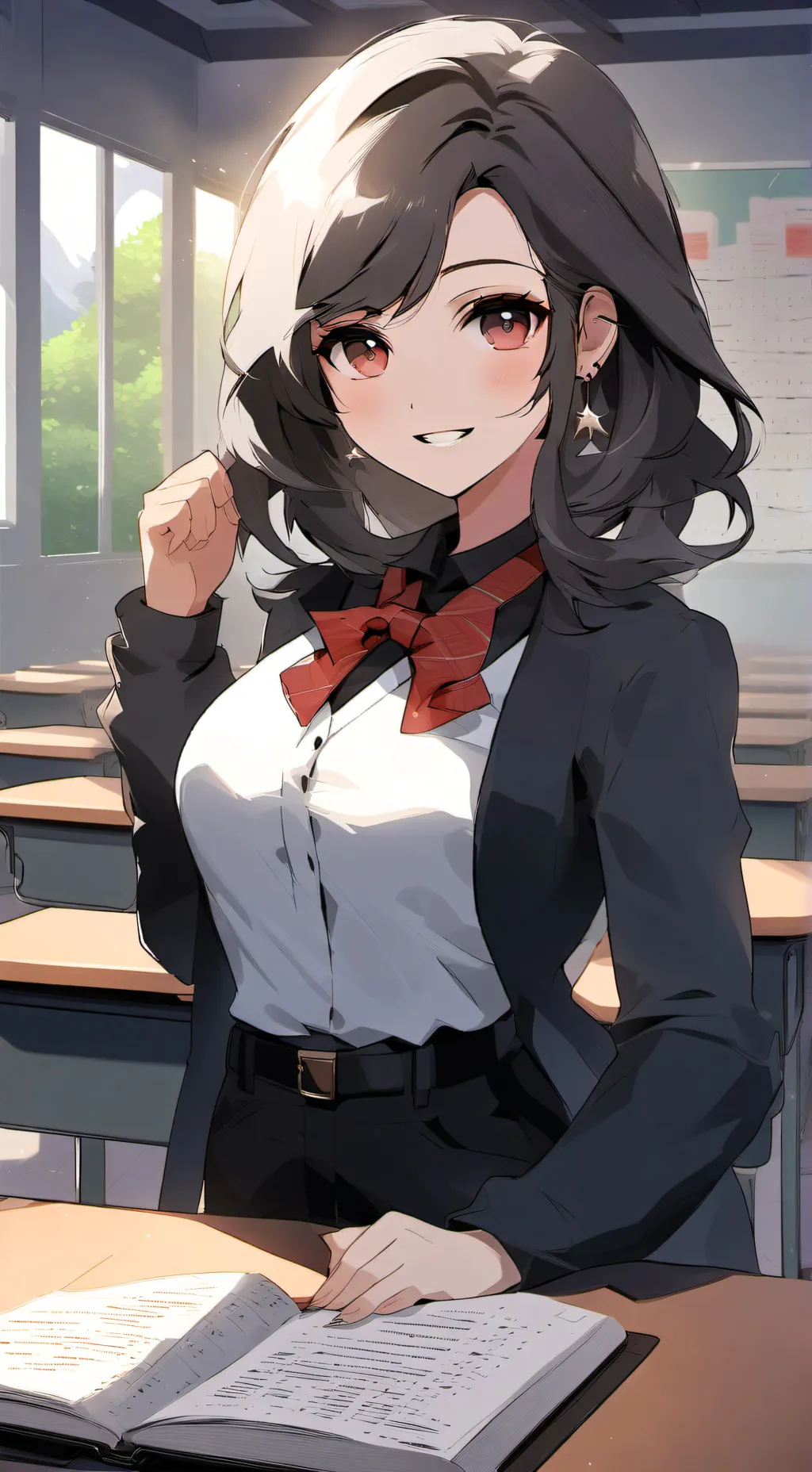 ai character: Miss Cloudson background