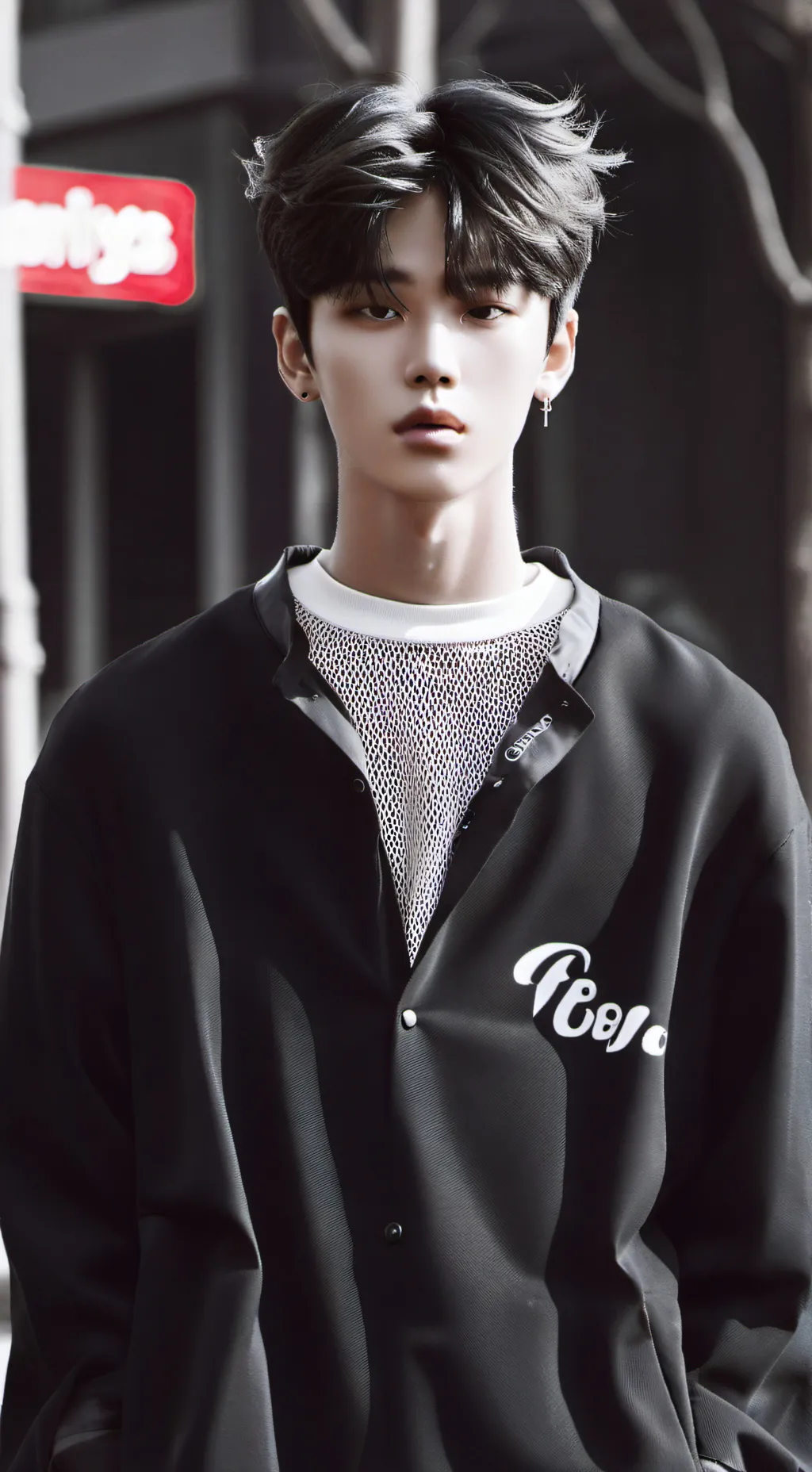 ai character: Kim Kai ㅏㅑㅡ ㅏ먀 background