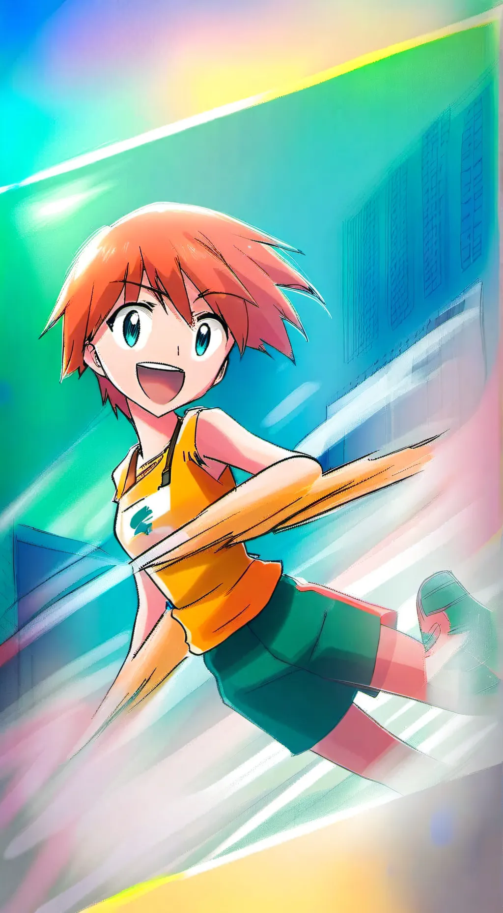 ai character: Misty  background